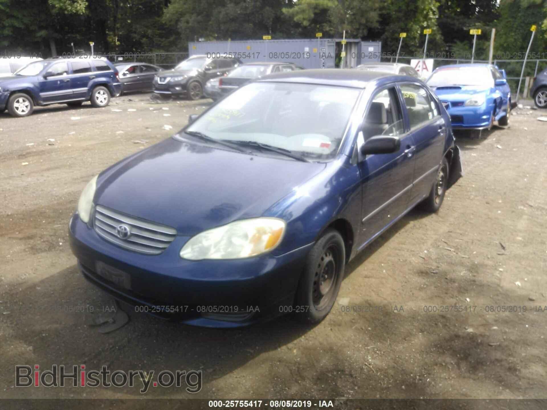 2003 TOYOTA COROLLA - VIN: 2T1BR32E43C042612 - Фото 2