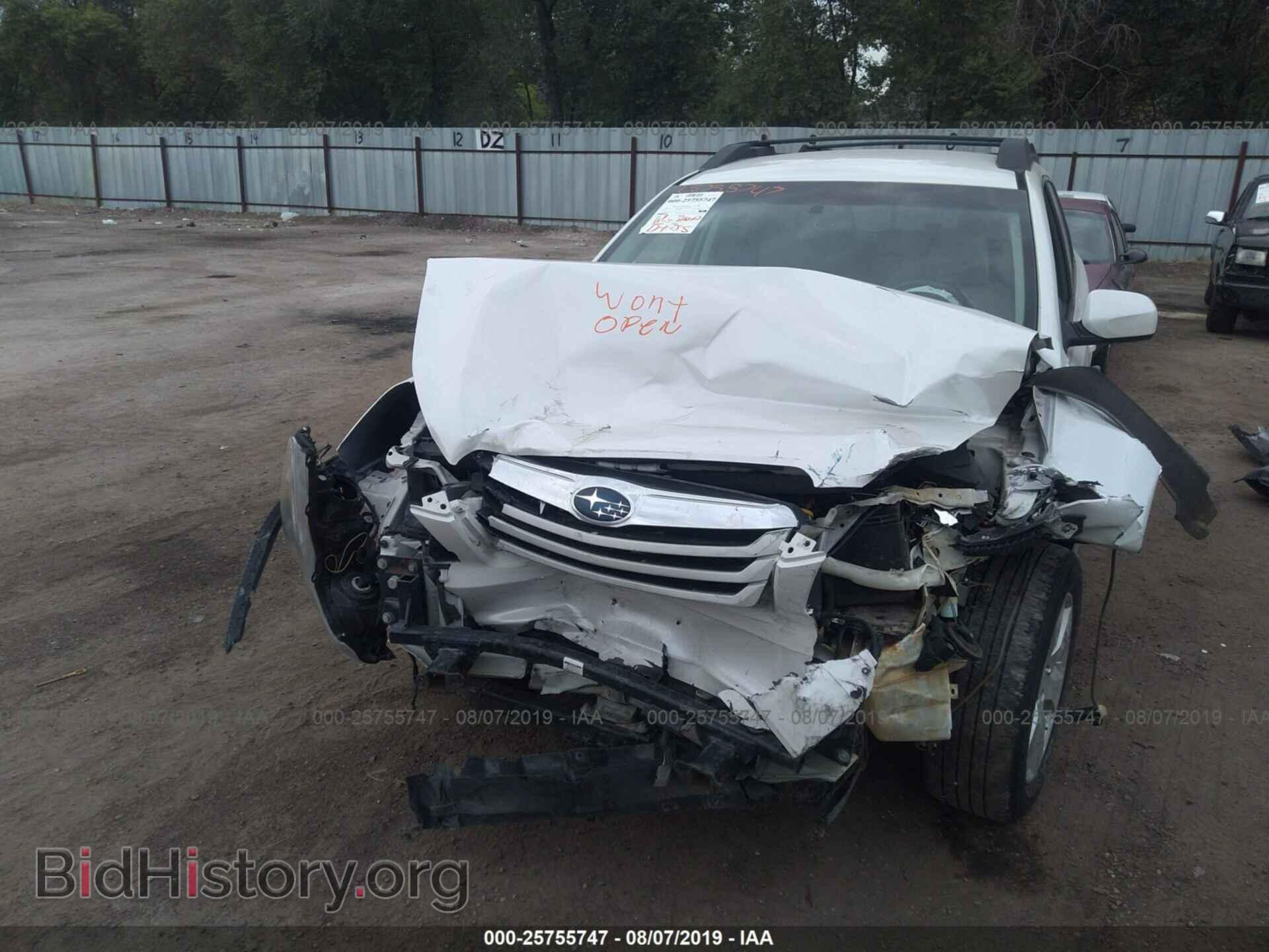 2012 SUBARU OUTBACK - VIN: 4S4BRCCC1C1257393 - Фото 6