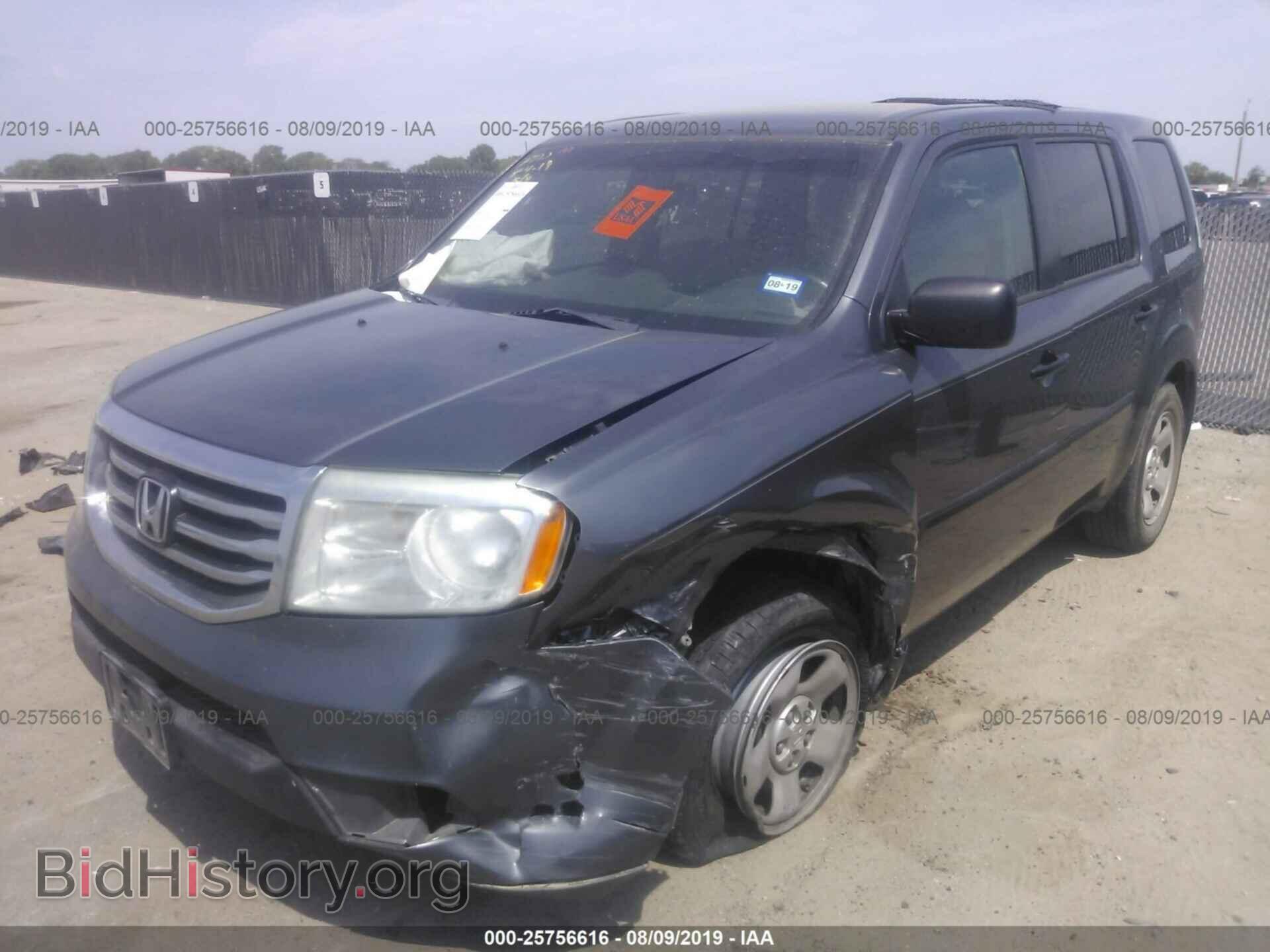 2013 HONDA PILOT - VIN: 5FNYF3H25DB028277 - Фото 2
