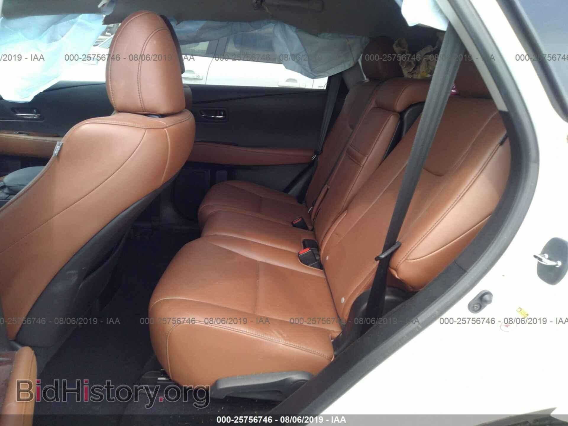 2015 LEXUS RX - VIN: 2T2BK1BA4FC324318 - Фото 8