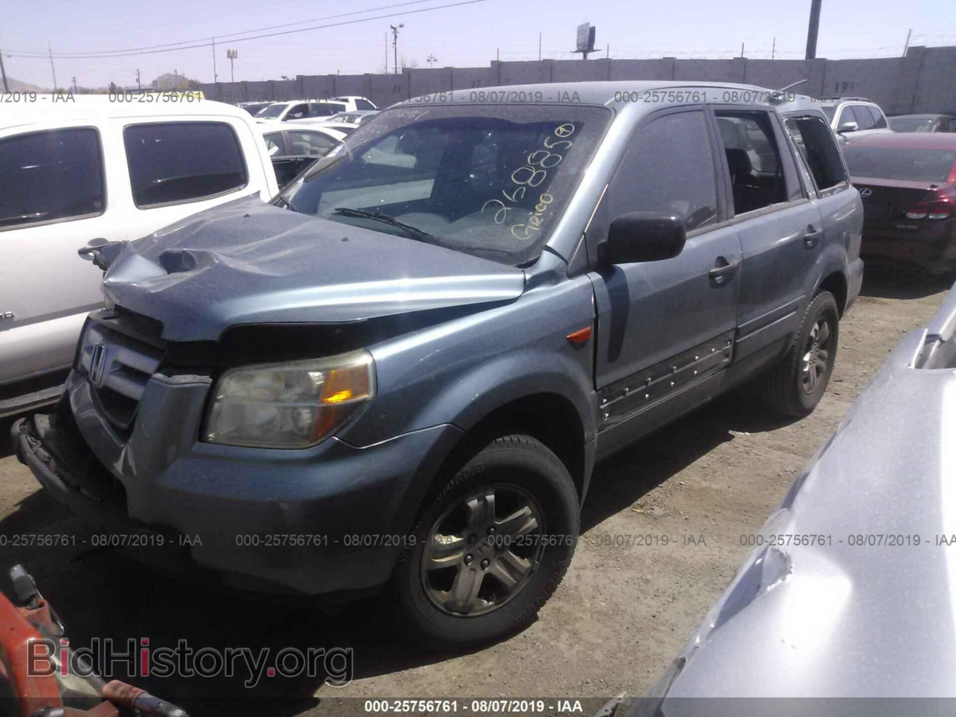 2006 HONDA PILOT - VIN: 5FNYF28166B015980 - Photo 2