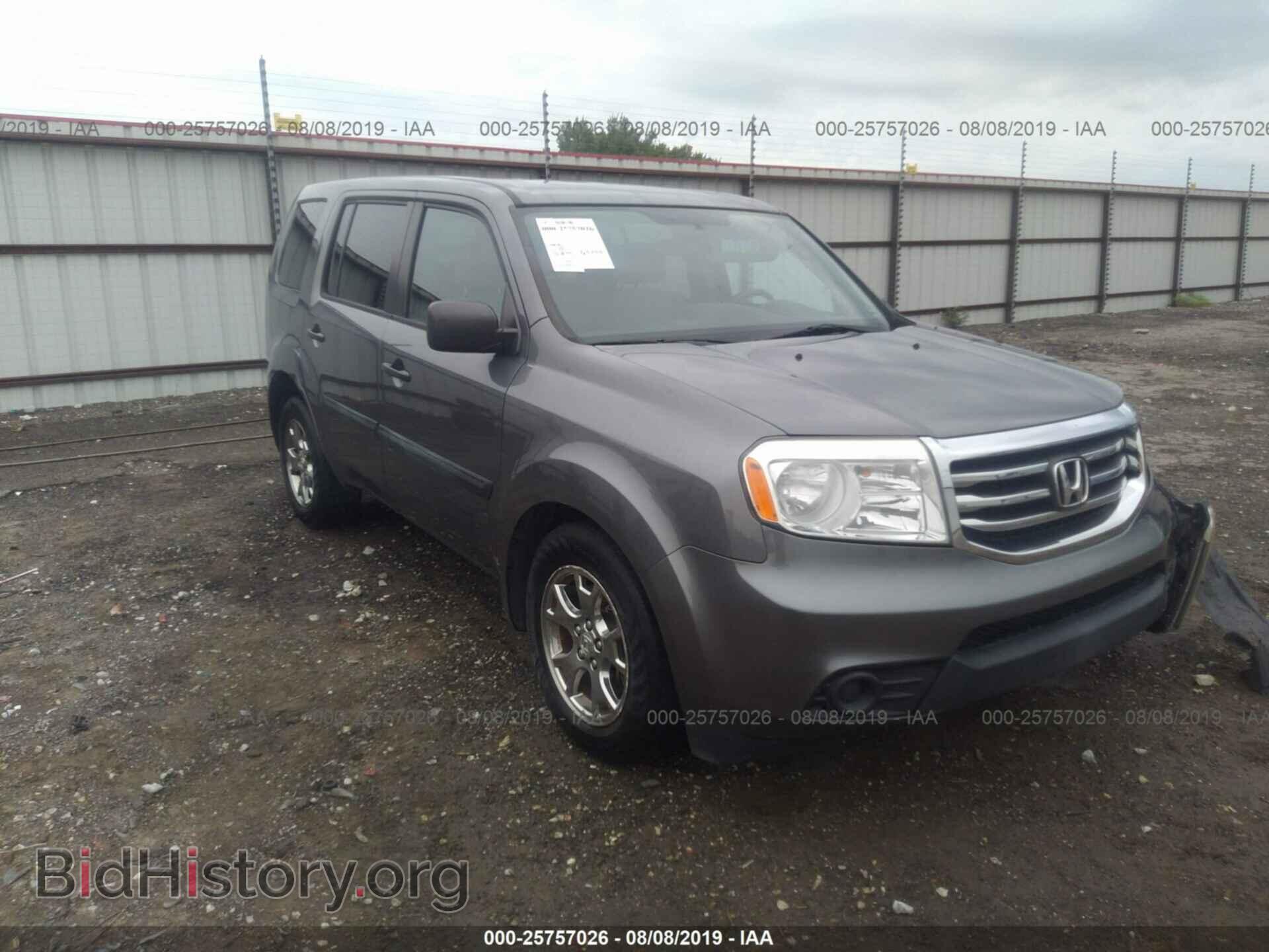 Photo 5FNYF4H2XDB002425 - HONDA PILOT 2013