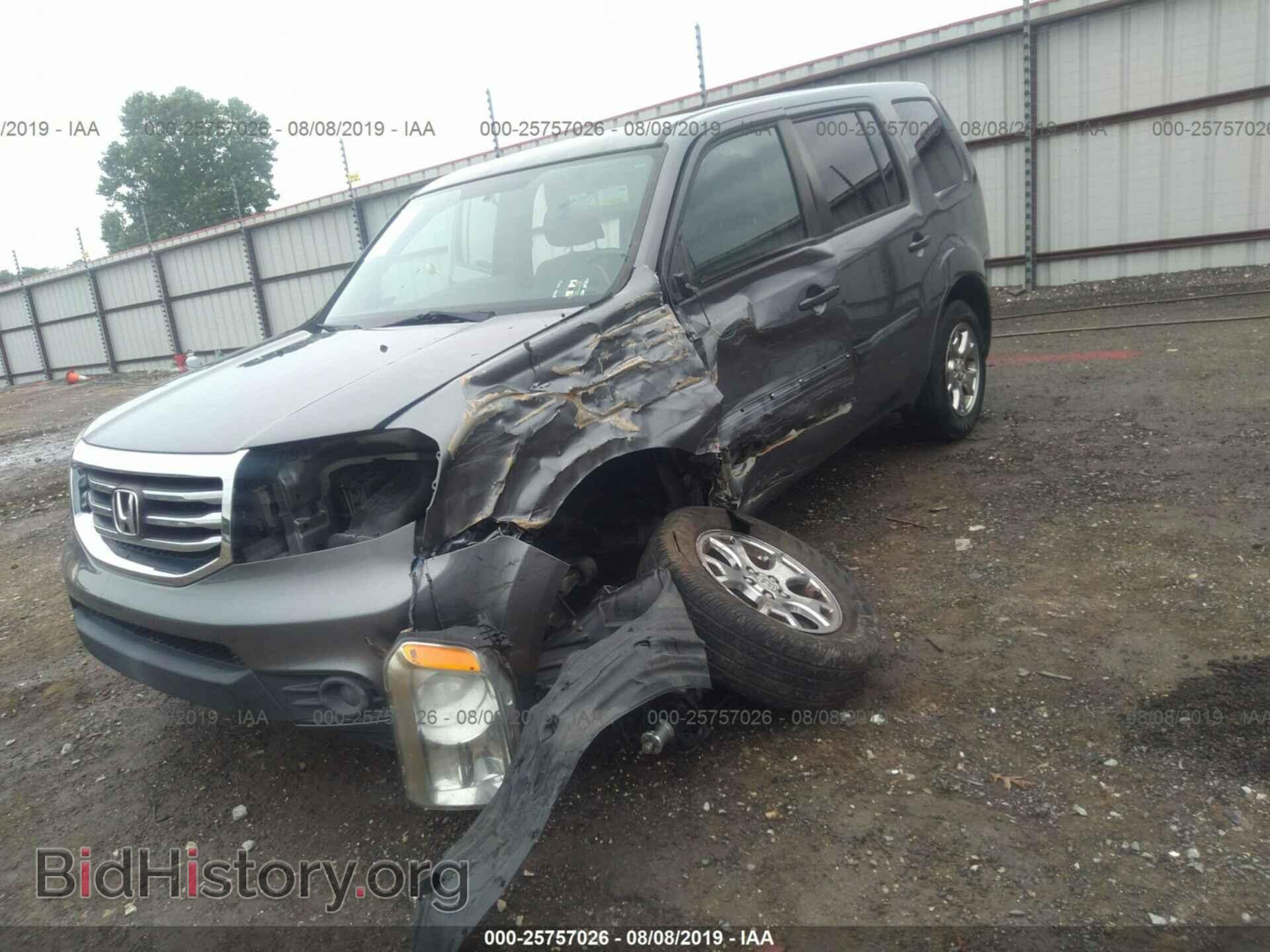2013 HONDA PILOT - VIN: 5FNYF4H2XDB002425 - Фото 2