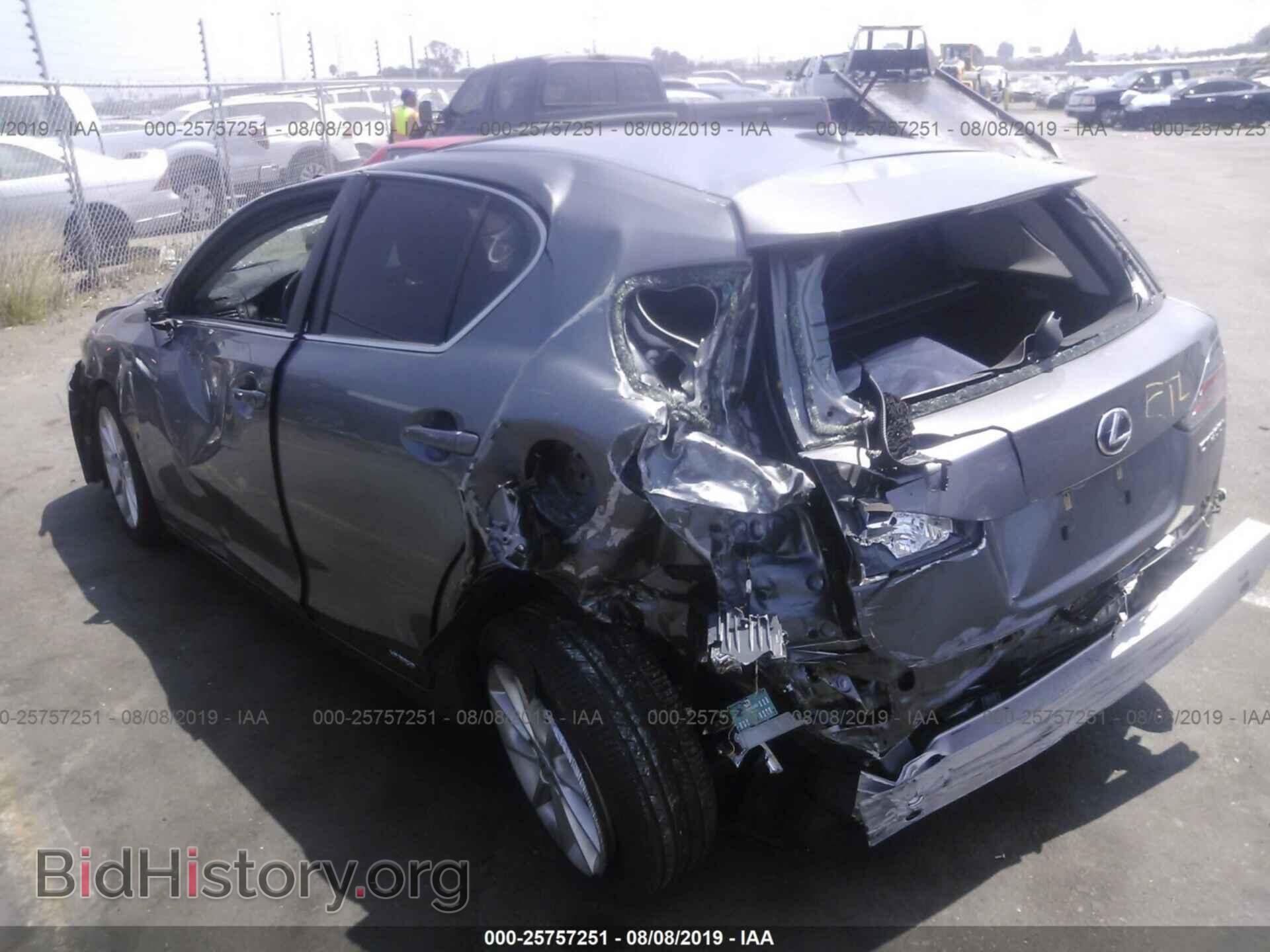 2012 LEXUS CT - VIN: JTHKD5BH7C2118907 - Photo 3