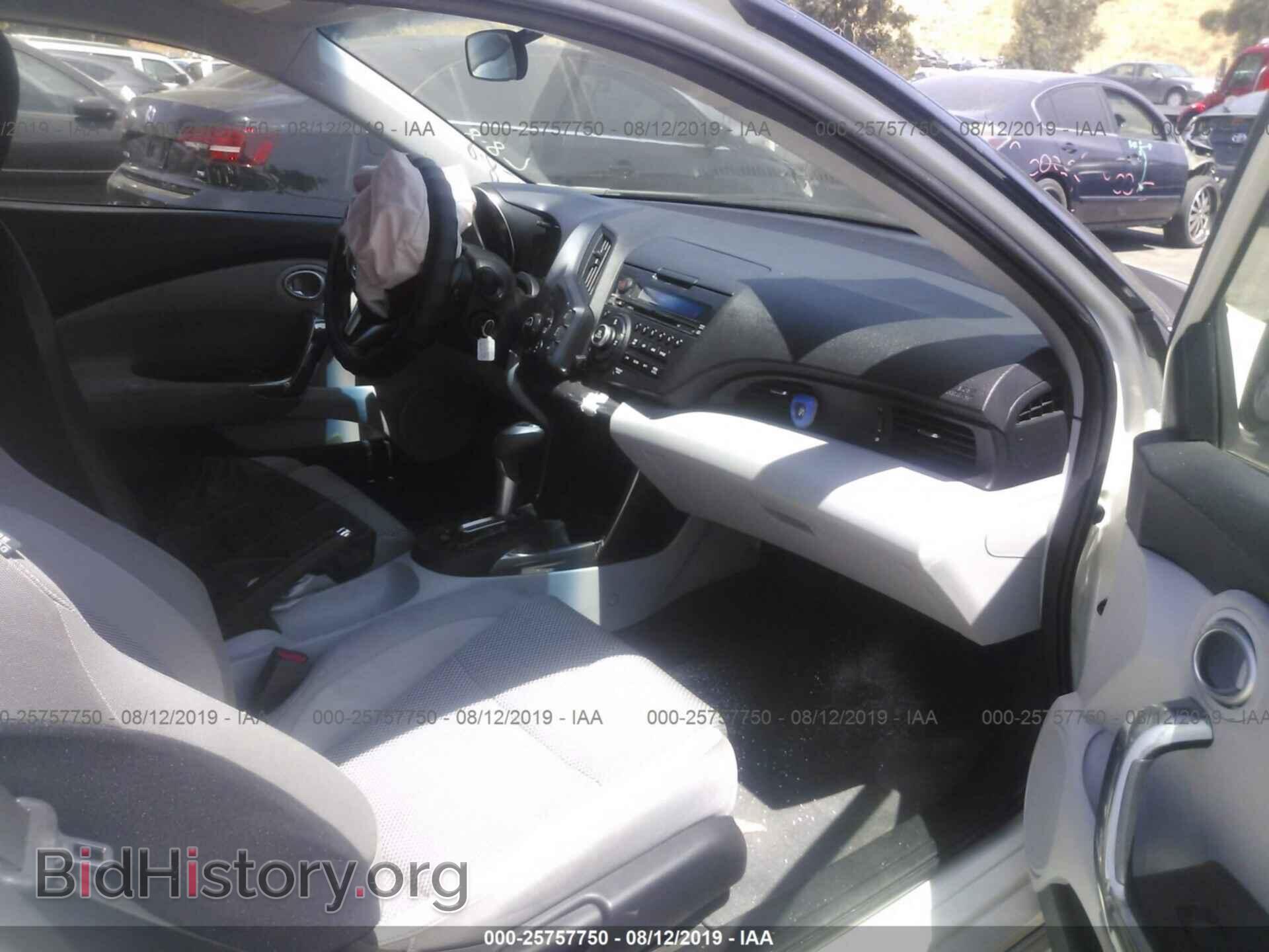 2012 HONDA CR-Z - VIN: JHMZF1D60CS001747 - Фото 5