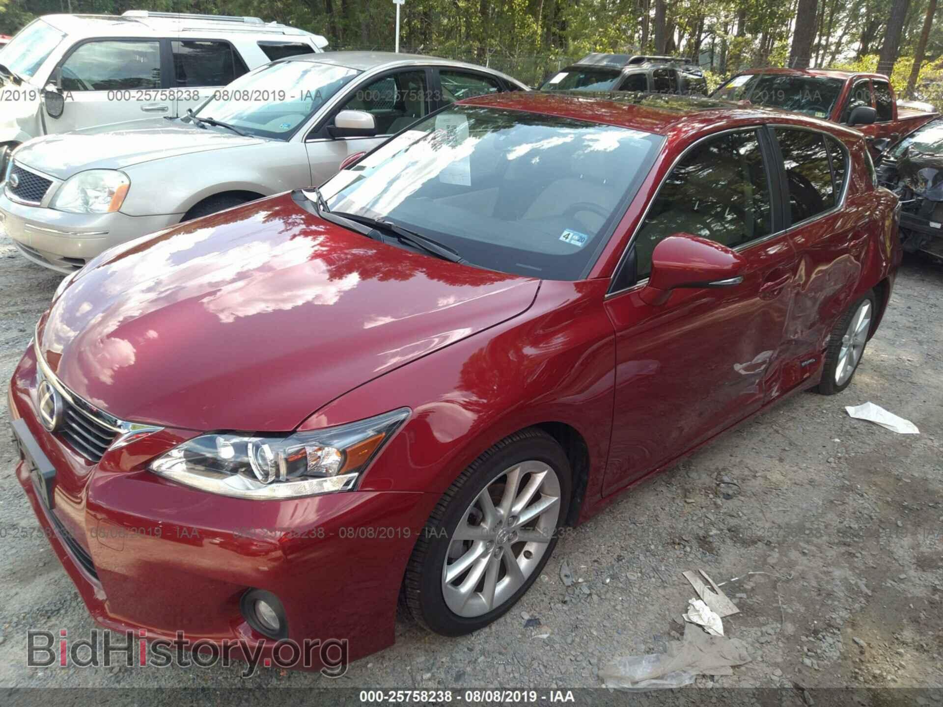 2011 LEXUS CT - VIN: JTHKD5BH4B2011084 - Фото 2