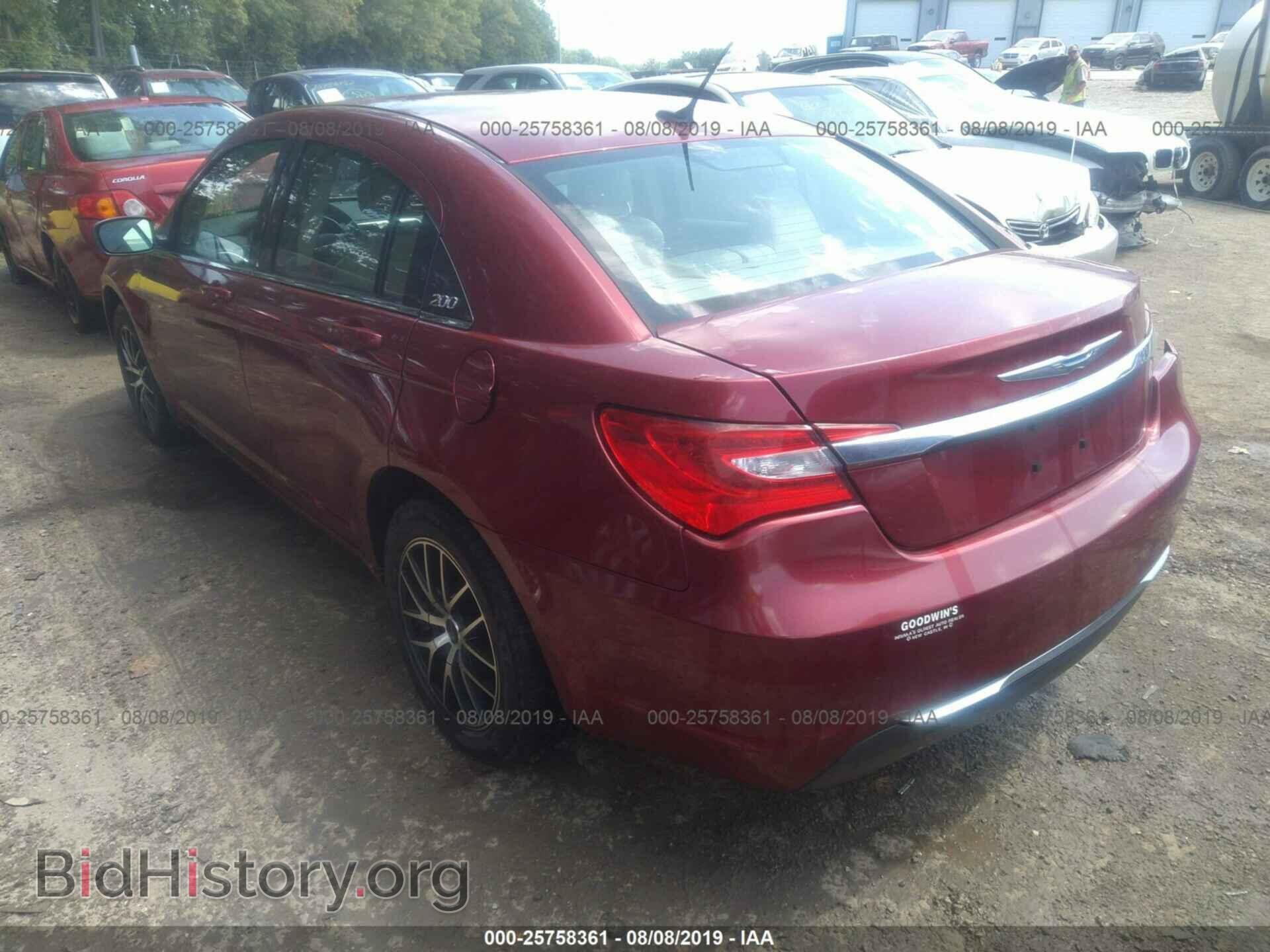 2012 CHRYSLER 200 - VIN: 1C3CCBBB8CN278459 - Фото 3