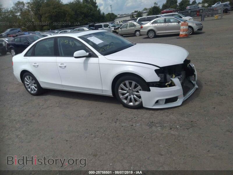 2012 Audi A4 Premium (VIN WAUBFAFL0CA096075) — photo 1 of 10, IAAI, damage: left front