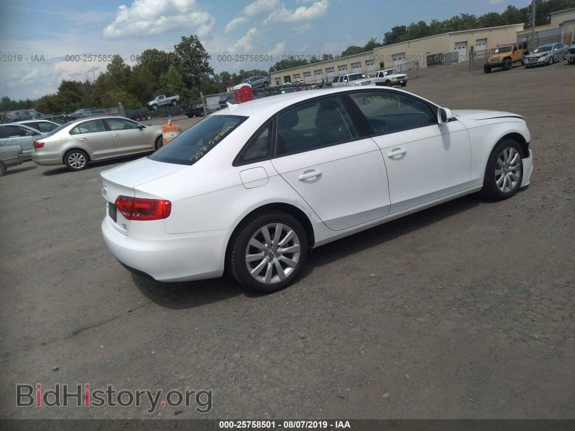 2012 AUDI A4 - VIN: WAUBFAFL0CA096075 - Фото 4