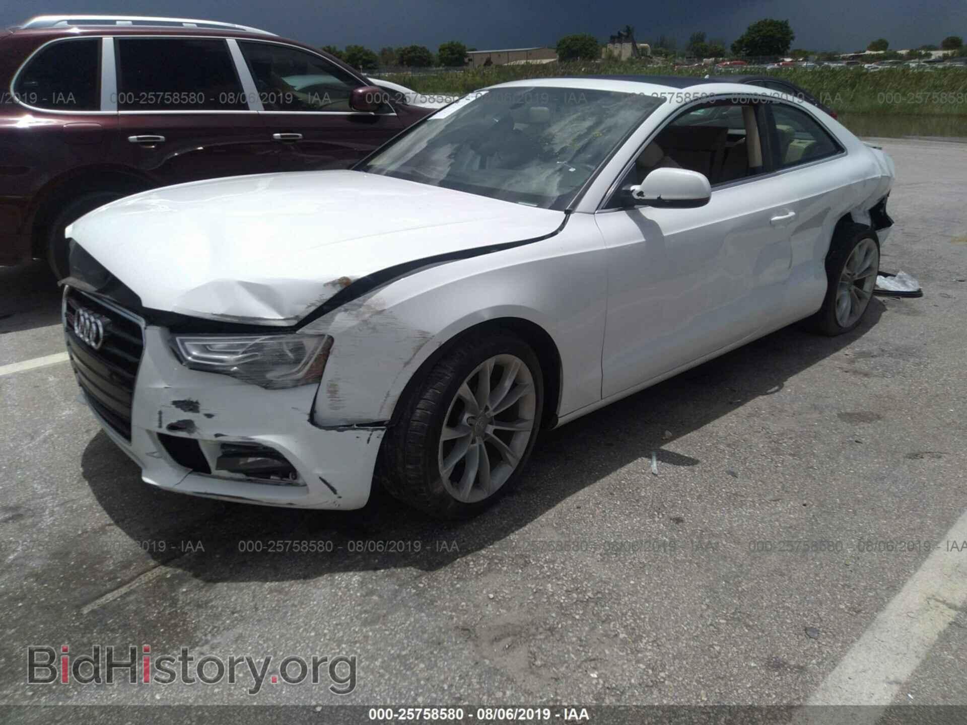 2013 AUDI A5 - VIN: WAUGFAFR3DA012827 - Фото 2