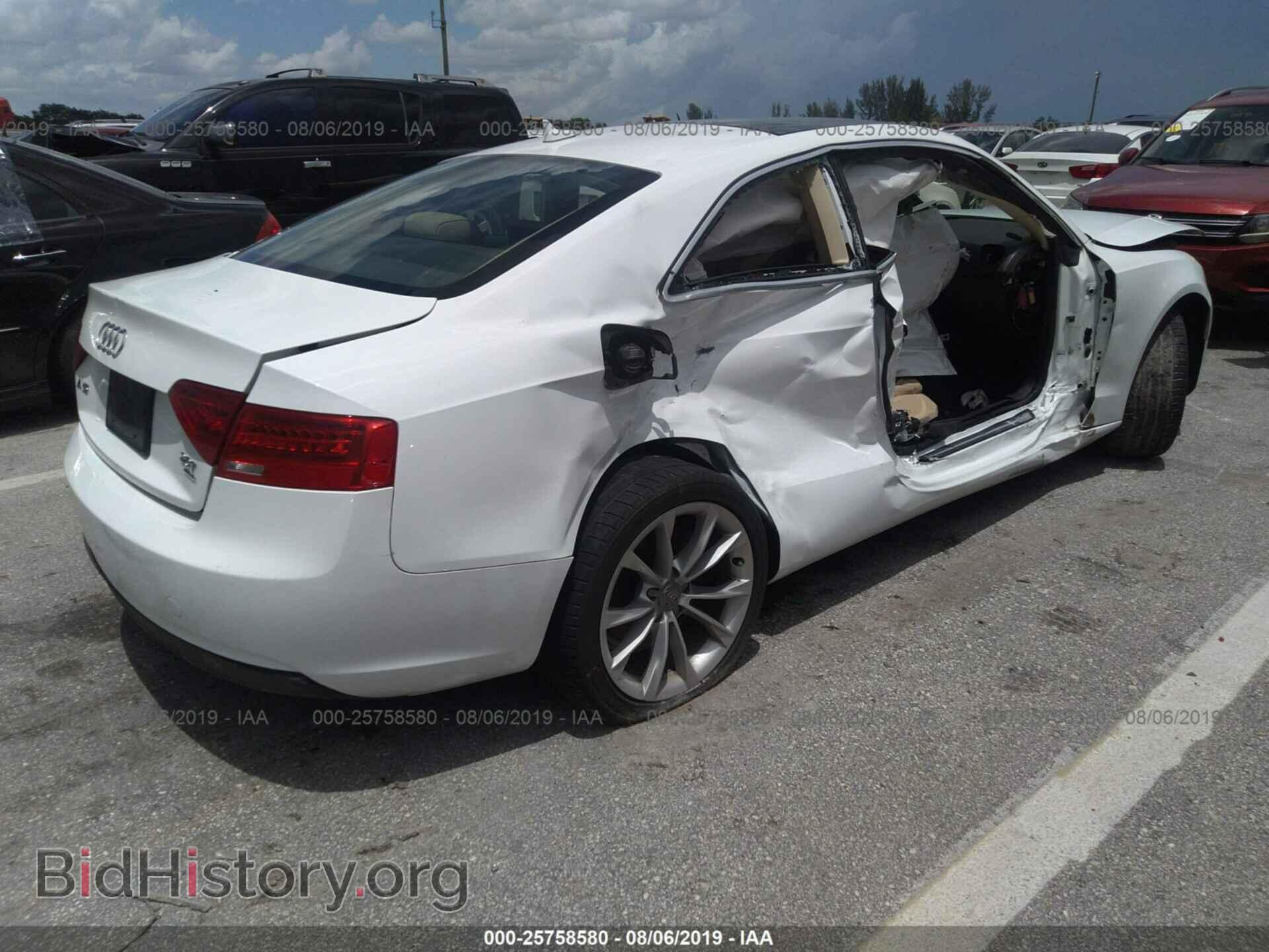 2013 AUDI A5 - VIN: WAUGFAFR3DA012827 - Фото 4