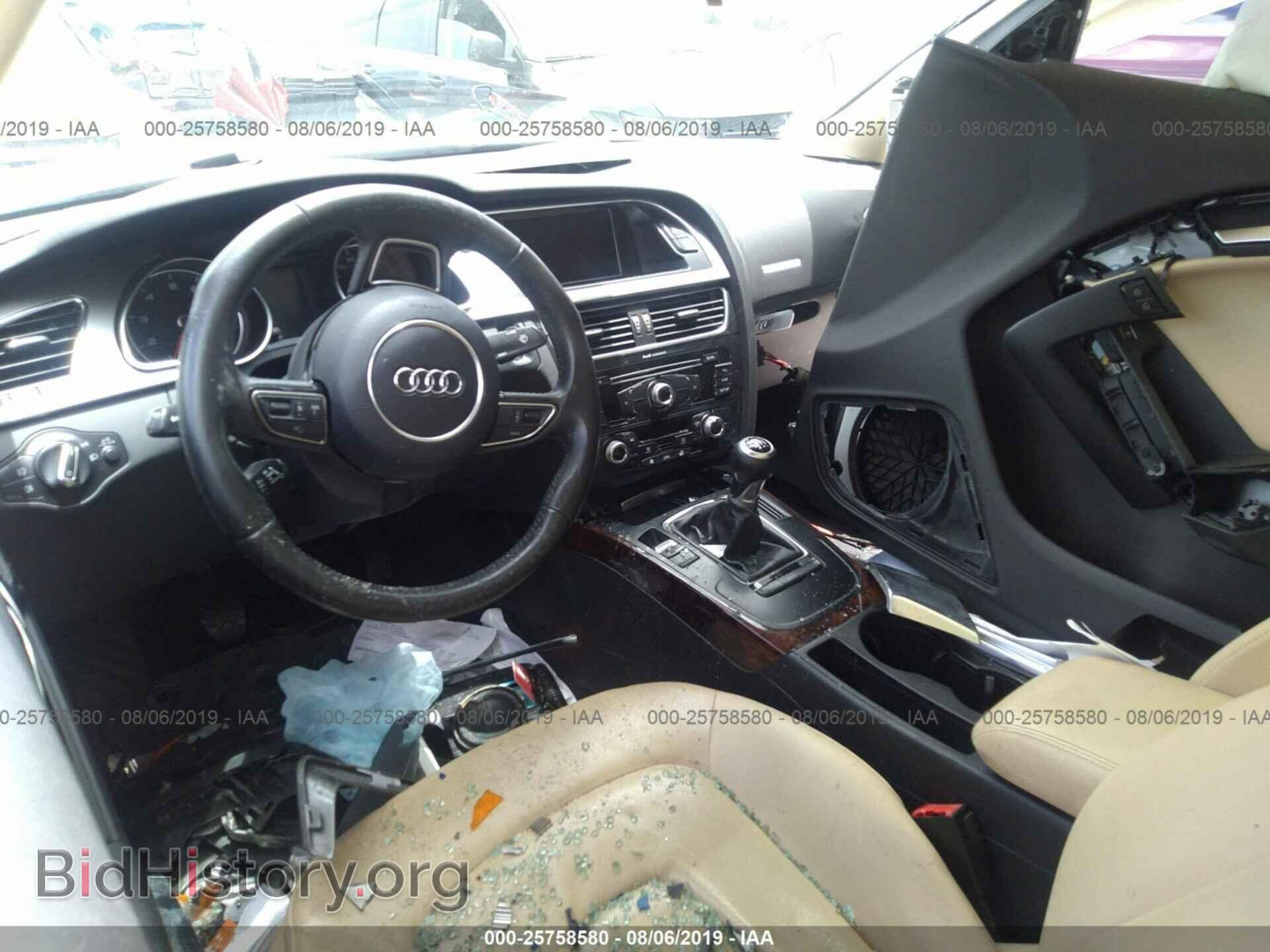 2013 AUDI A5 - VIN: WAUGFAFR3DA012827 - Фото 5