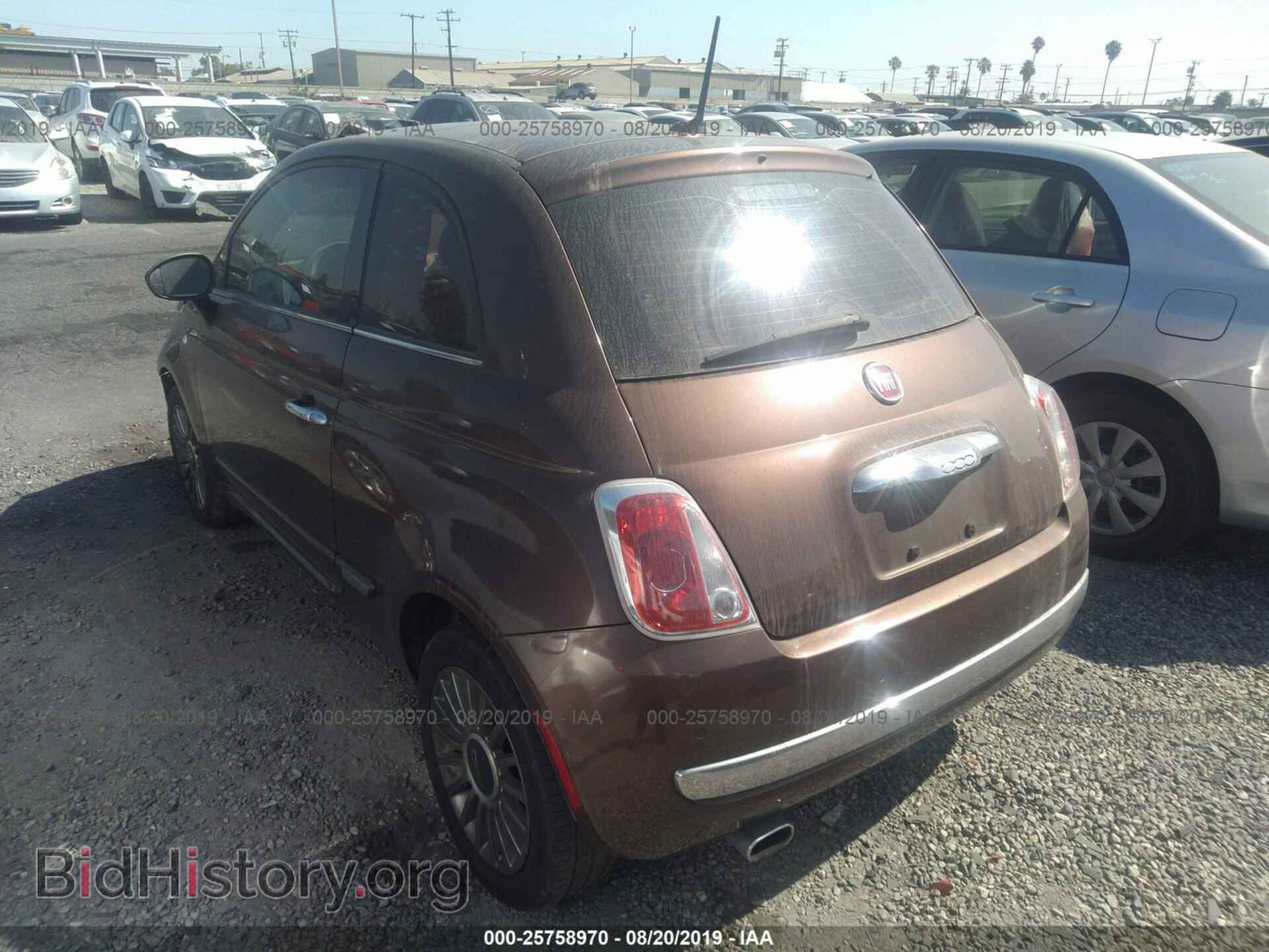 2012 FIAT 500 - VIN: 3C3CFFCR0CT106503 - Фото 3