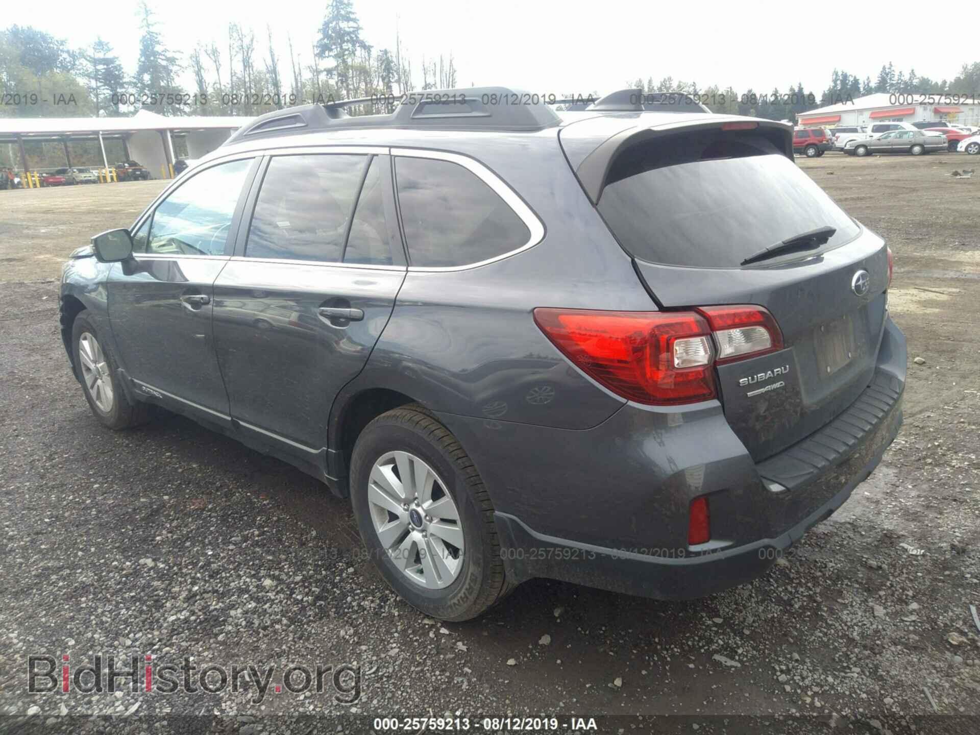 2016 SUBARU OUTBACK - VIN: 4S4BSAHC3G3209535 - Фото 3