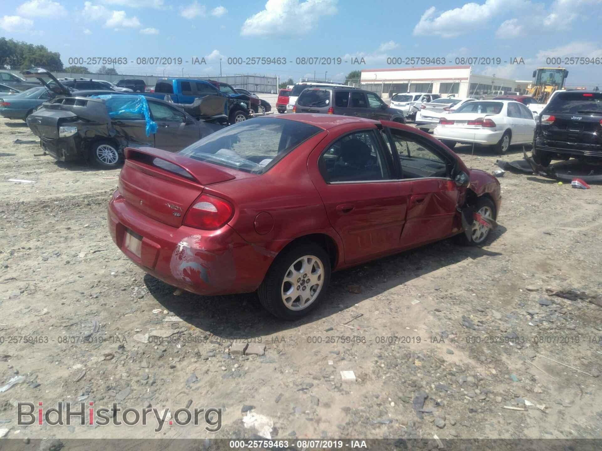 2005 DODGE NEON - VIN: 1B3ES56C25D215069 - Фото 4