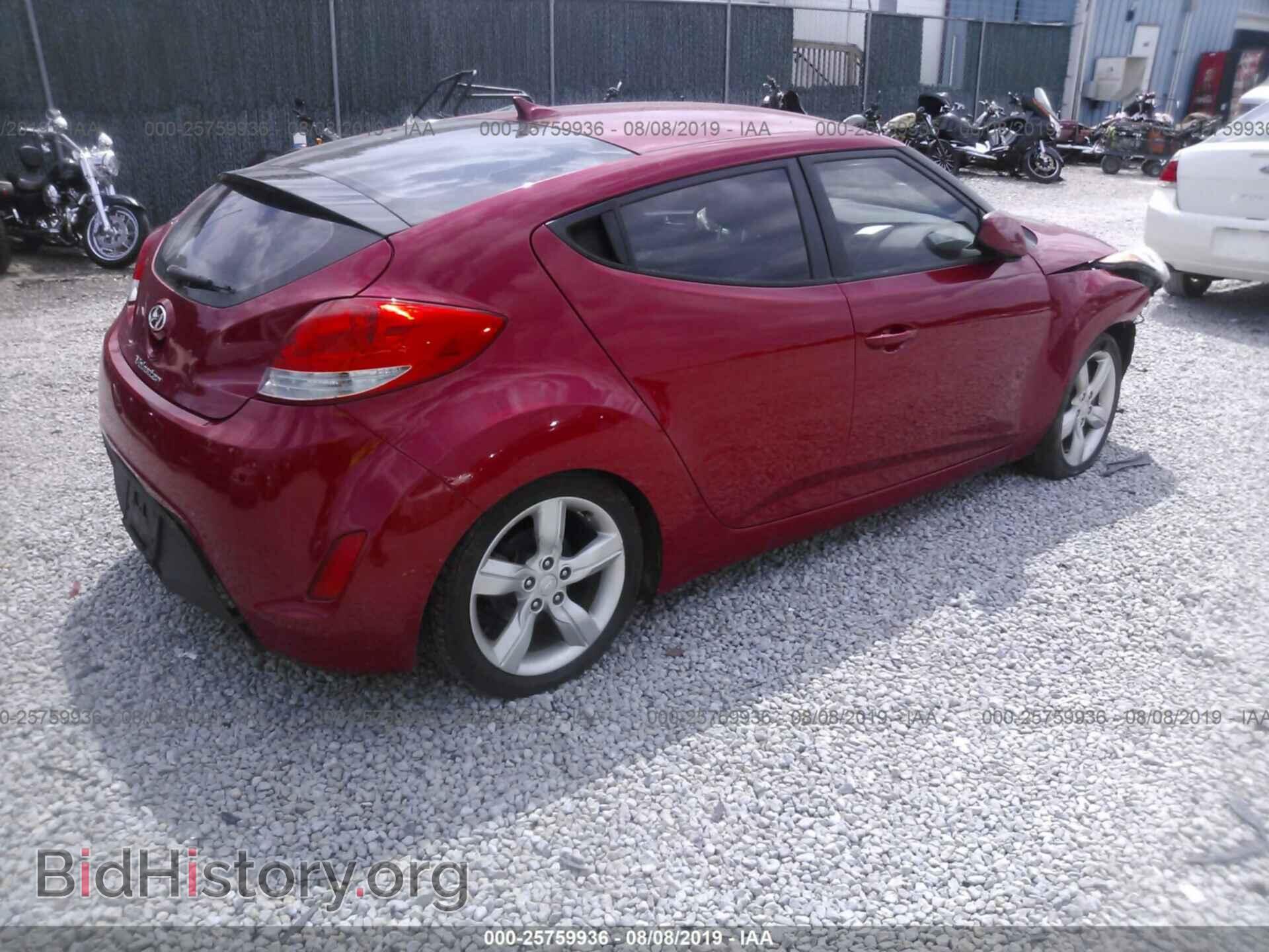 2013 HYUNDAI VELOSTER - VIN: KMHTC6AD4DU165472 - Фото 4