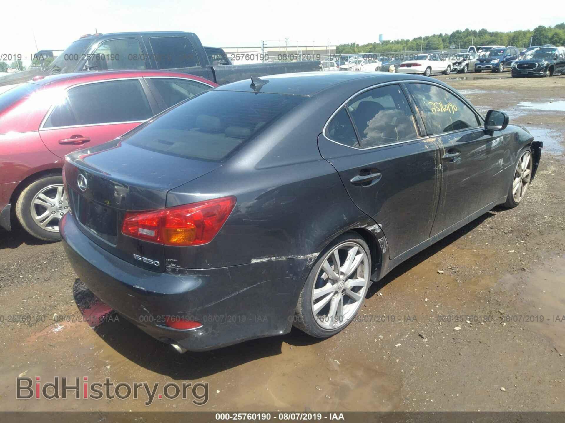 2007 LEXUS IS - VIN: JTHBK262X75038032 - Фото 4