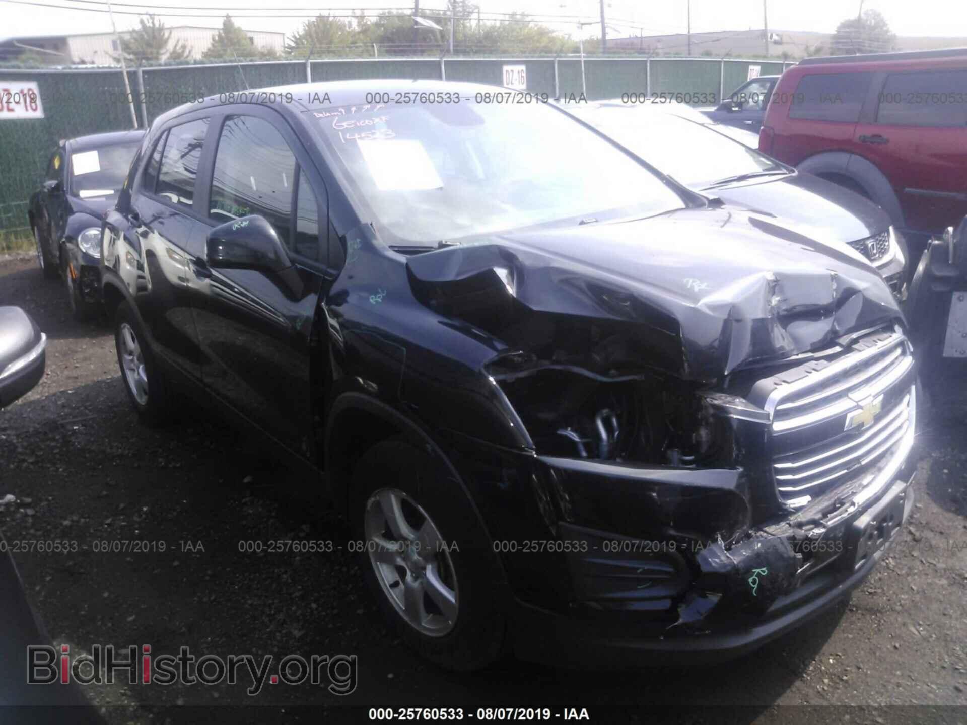 Фотография KL7CJPSB5FB204689 - CHEVROLET TRAX 2015