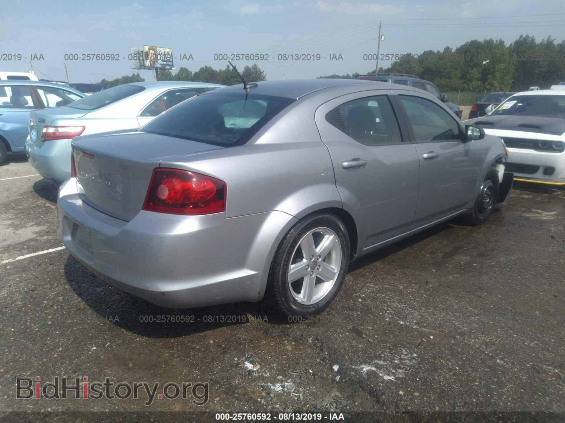 2013 DODGE AVENGER - VIN: 1C3CDZABXDN665300 - Фото 4