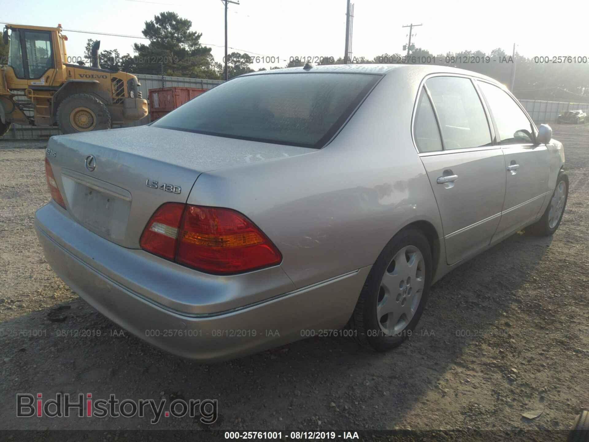 2003 LEXUS LS - VIN: JTHBN30F530120332 - Фото 4
