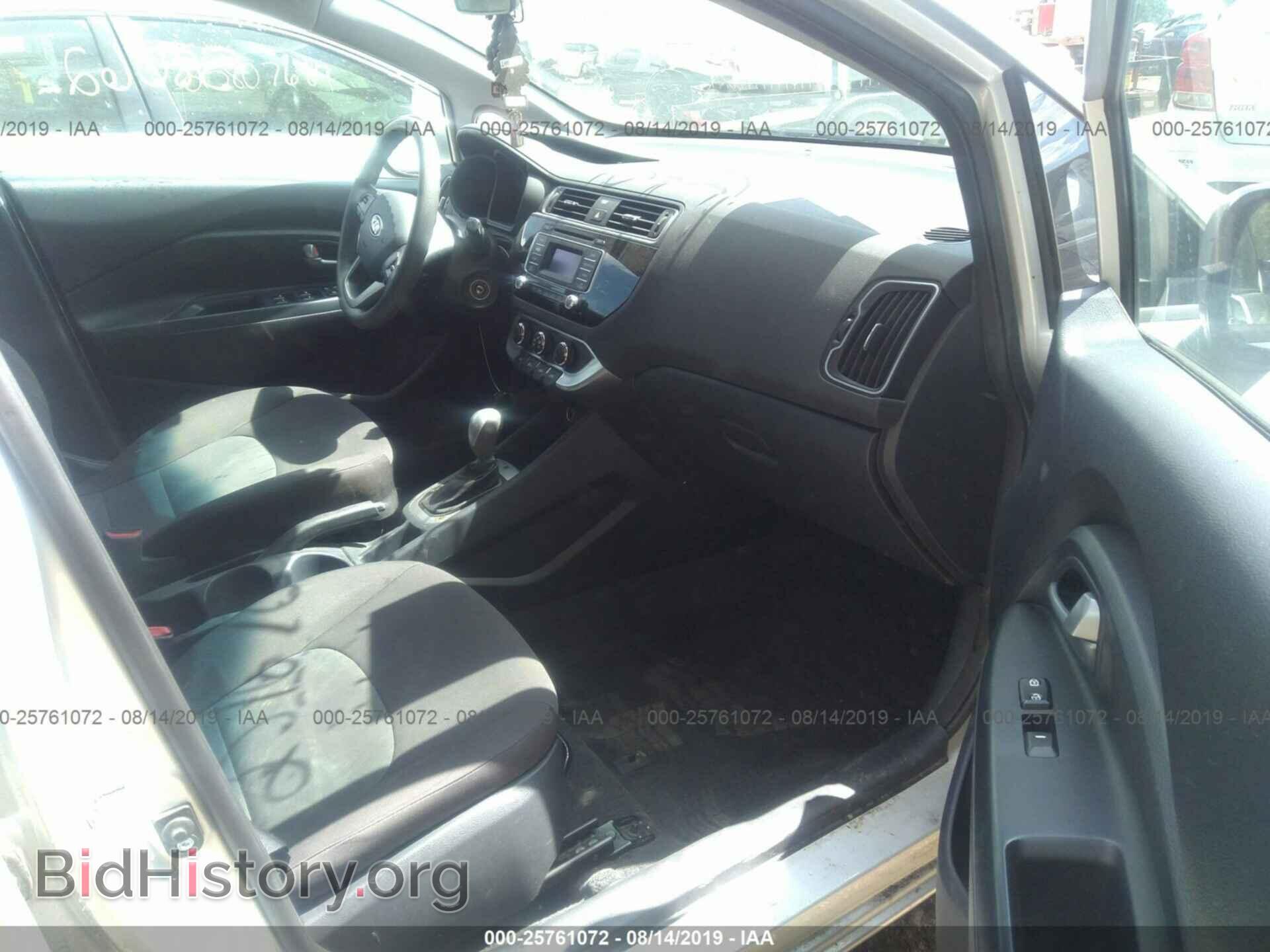 2016 KIA RIO - VIN: KNADM4A32G6633254 - Фото 5