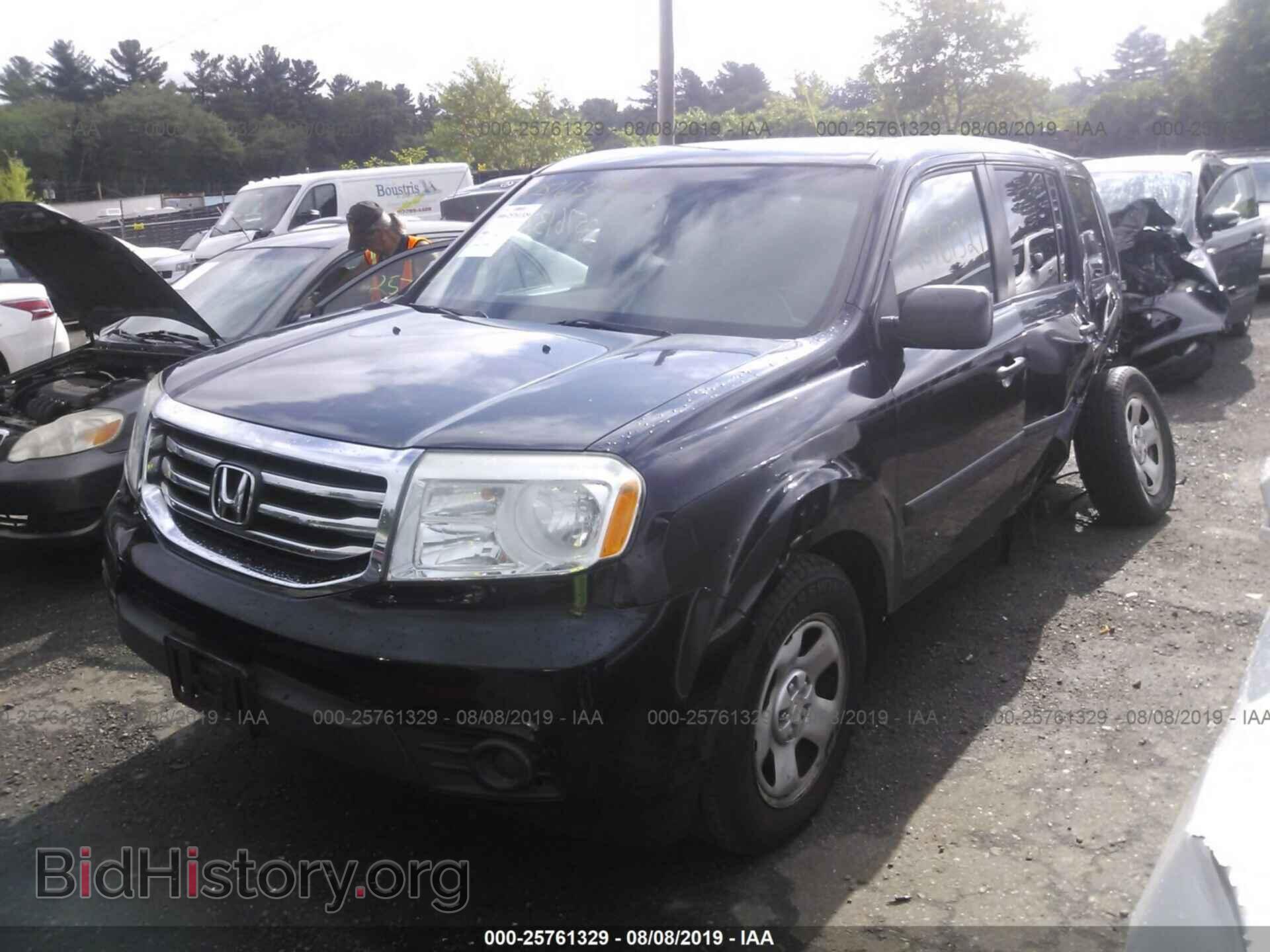 2012 HONDA PILOT - VIN: 5FNYF3H27CB004593 - Фото 2