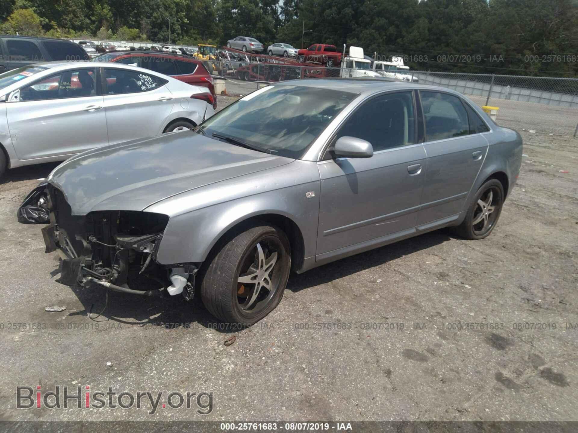 2008 AUDI A4 - VIN: WAUAF78EX8A040181 - Фото 2