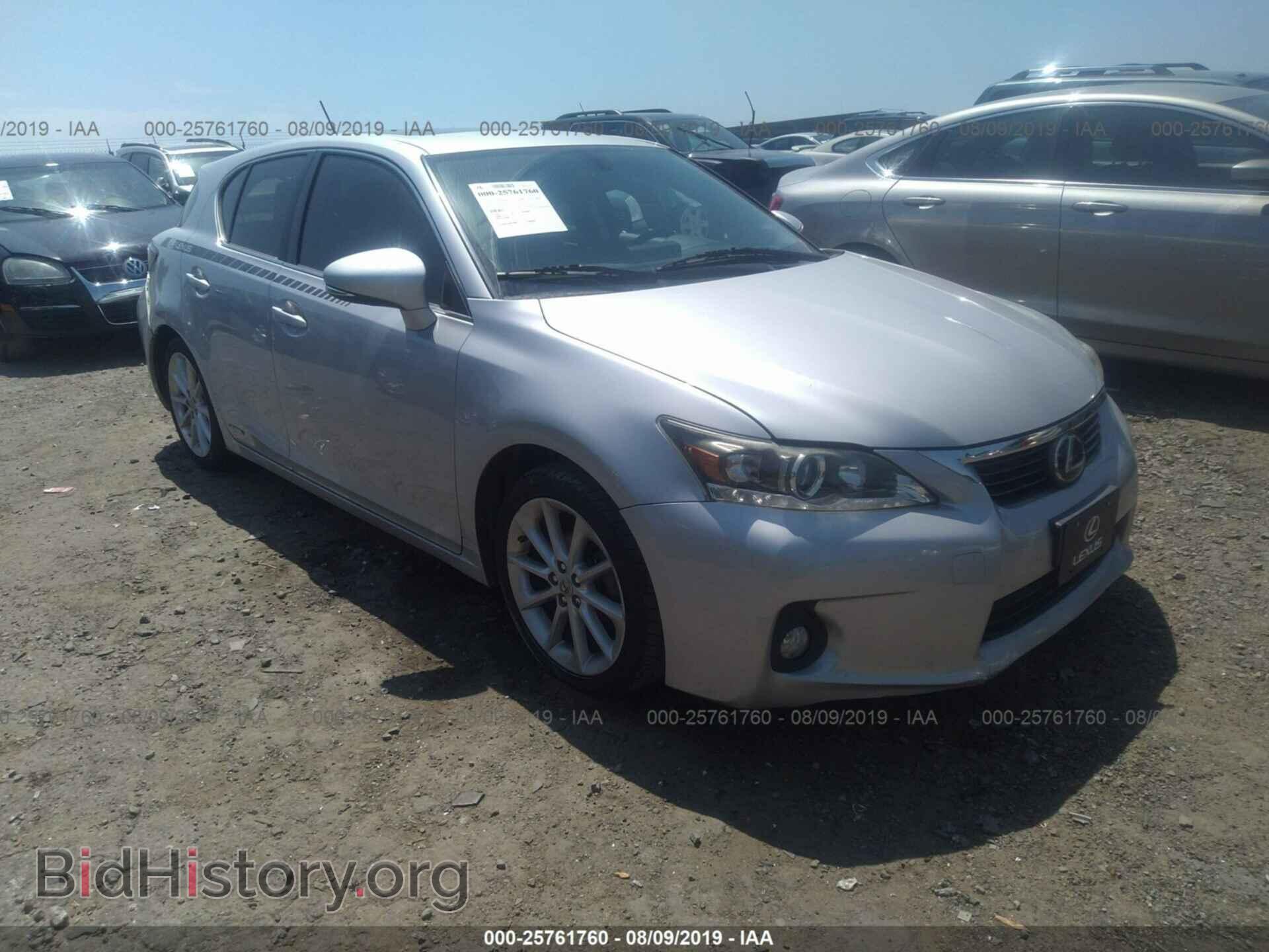 Photo JTHKD5BH3C2113266 - LEXUS CT 2012