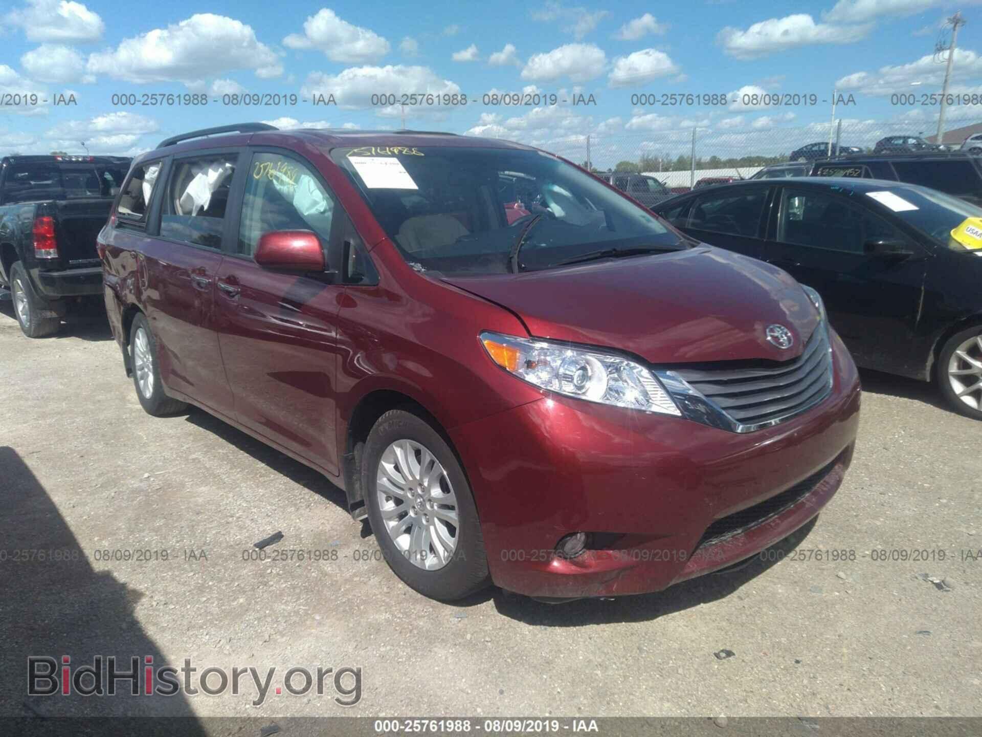 Photo 5TDYZ3DC6HS837987 - TOYOTA SIENNA 2017