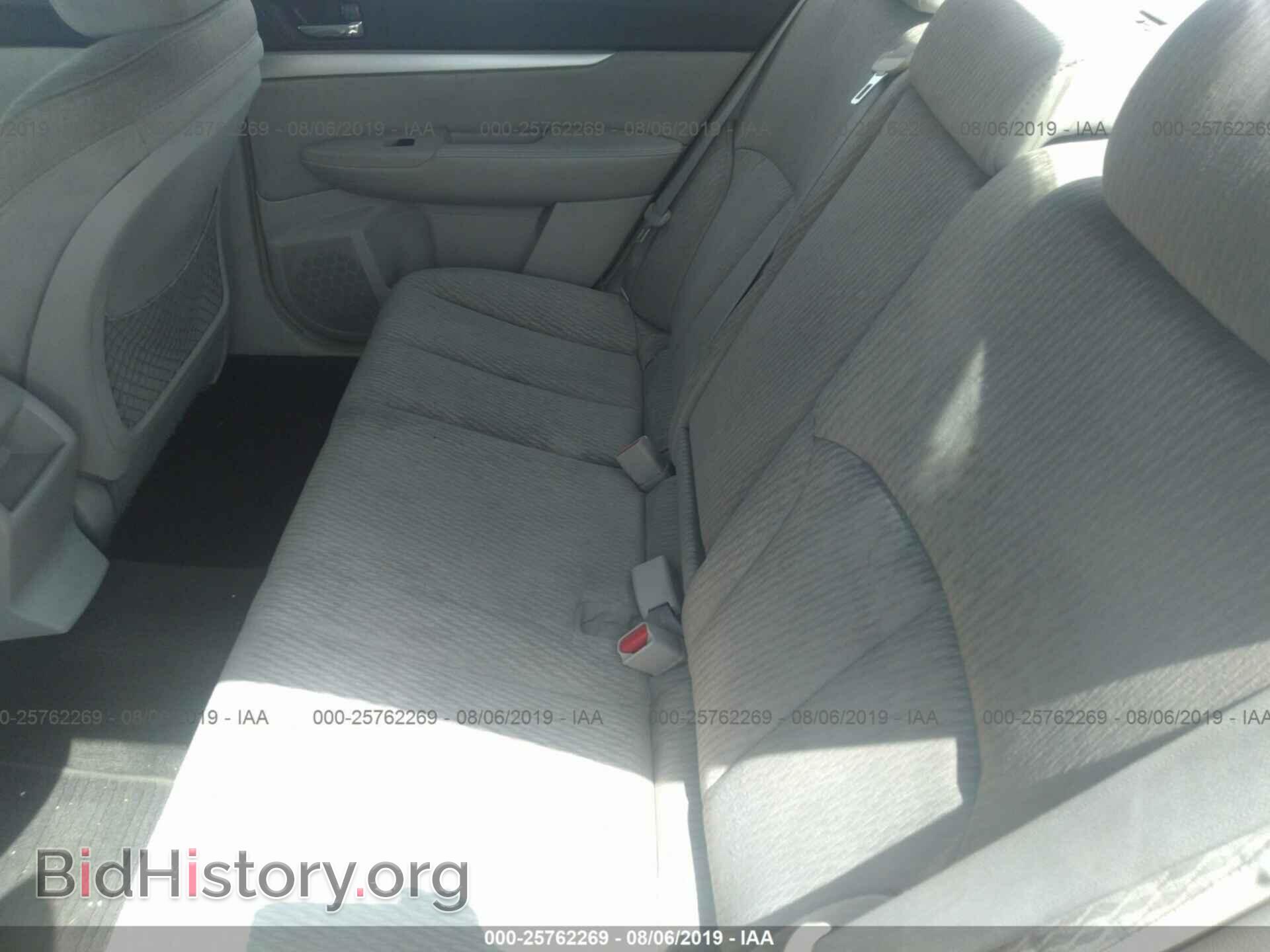 2012 SUBARU LEGACY - VIN: 4S3BMBC69C3024700 - Фото 8