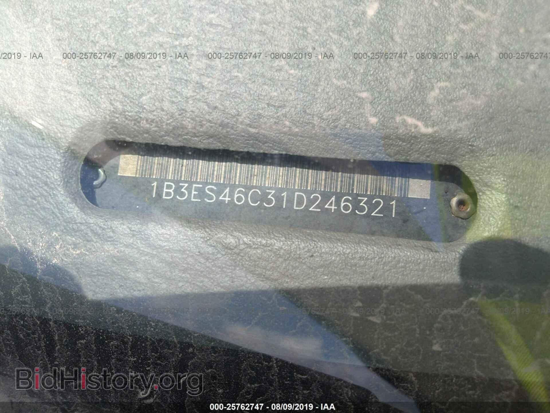 2001 DODGE NEON - VIN: 1B3ES46C31D246321 - Photo 9
