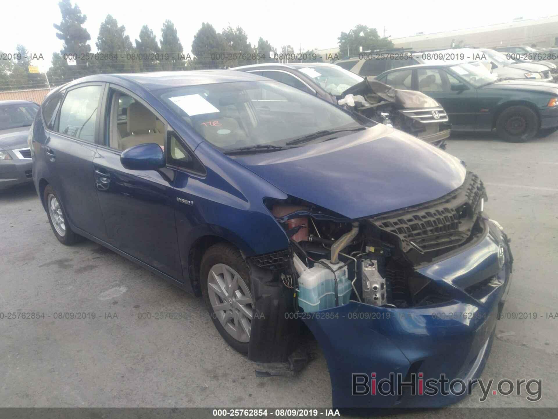 Photo JTDZN3EU4C3161296 - TOYOTA PRIUS V 2012