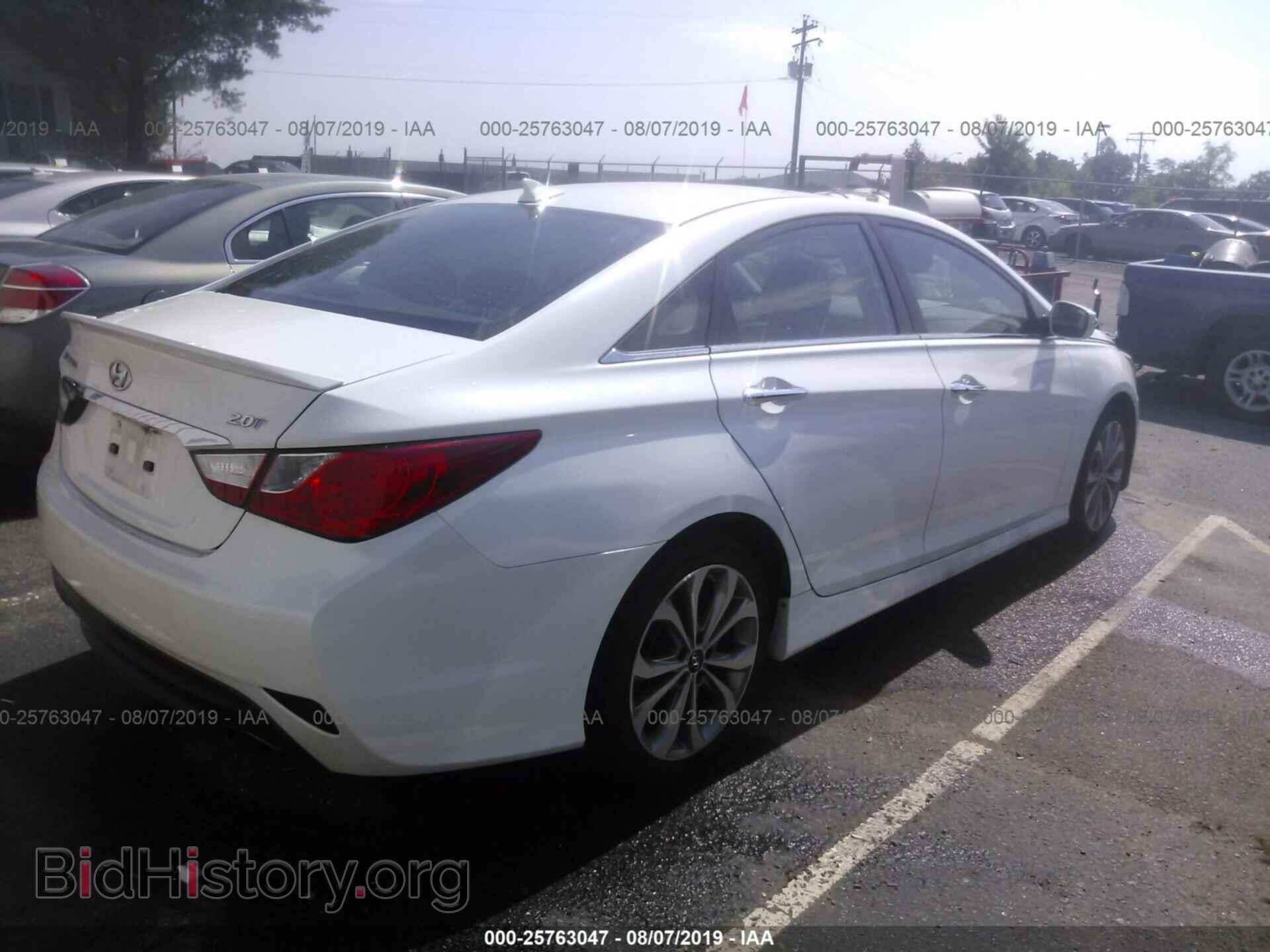 2014 HYUNDAI SONATA - VIN: 5NPEC4ABXEH911306 - Фото 4