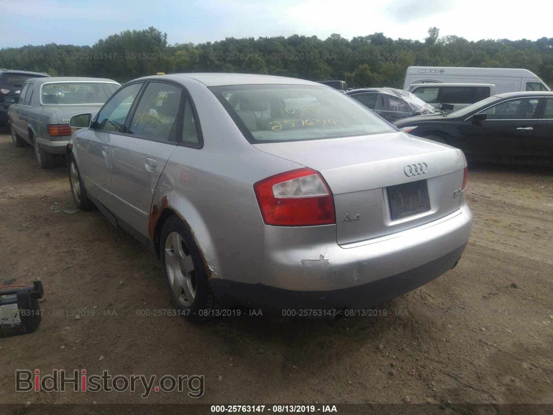 2002 AUDI A4 - VIN: WAULC68E32A203420 - Фото 3