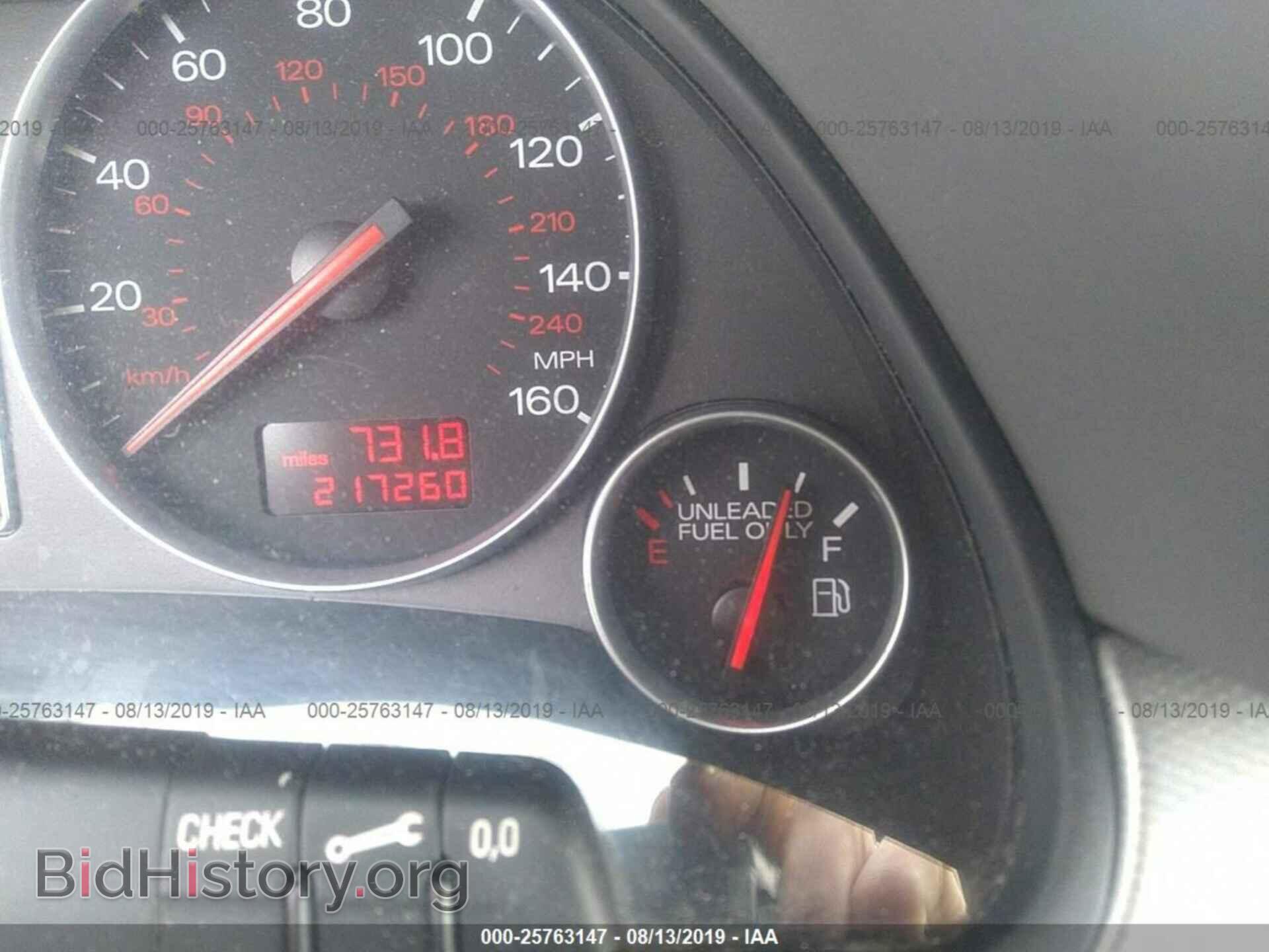 2002 AUDI A4 - VIN: WAULC68E32A203420 - Фото 7