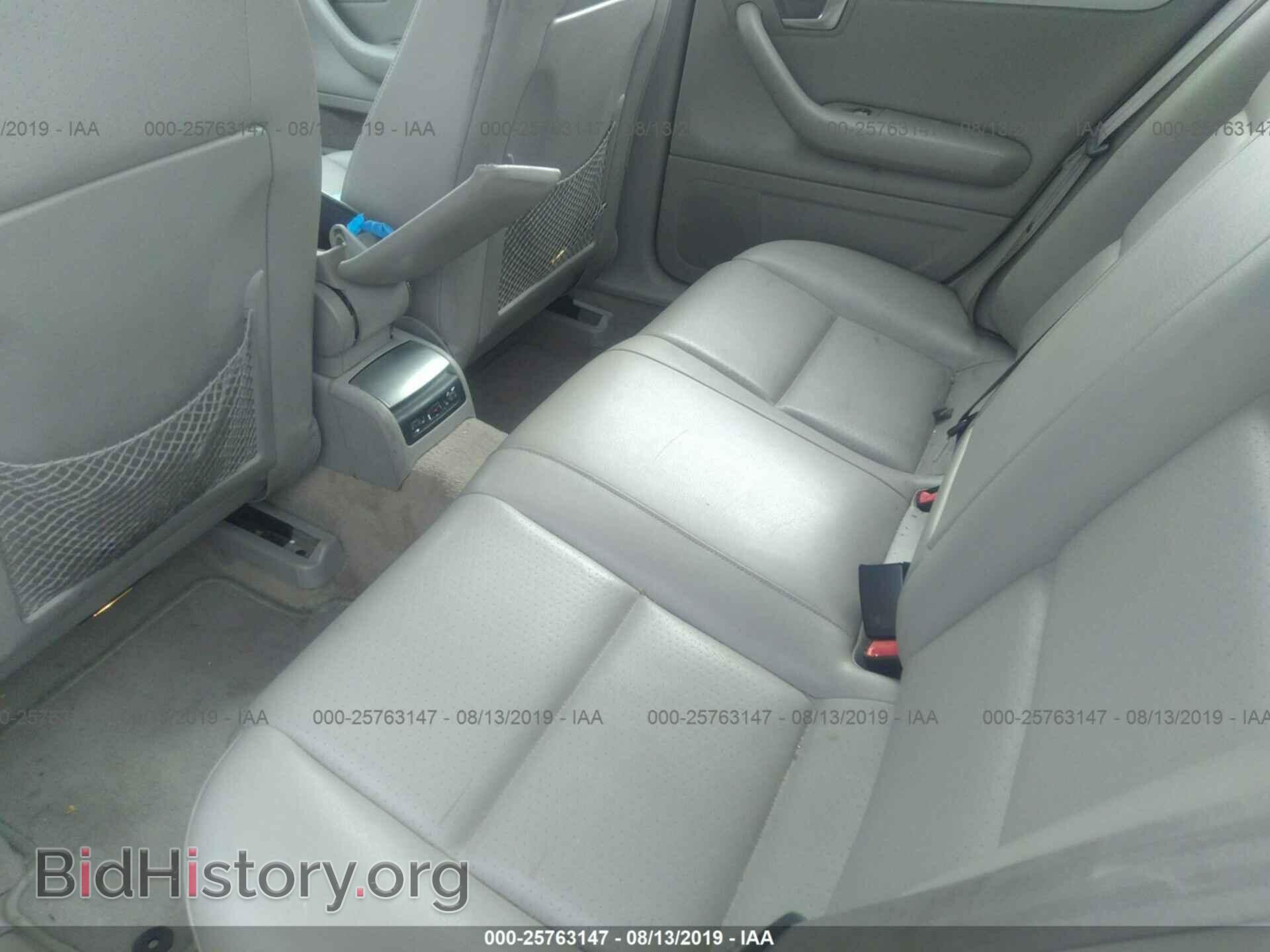 2002 AUDI A4 - VIN: WAULC68E32A203420 - Фото 8