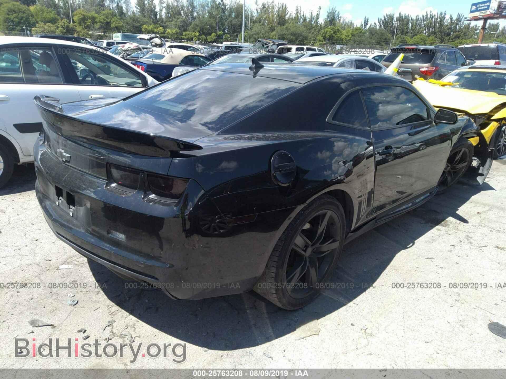 2012 CHEVROLET CAMARO - VIN: 2G1FA1E36C9137723 - Фото 4