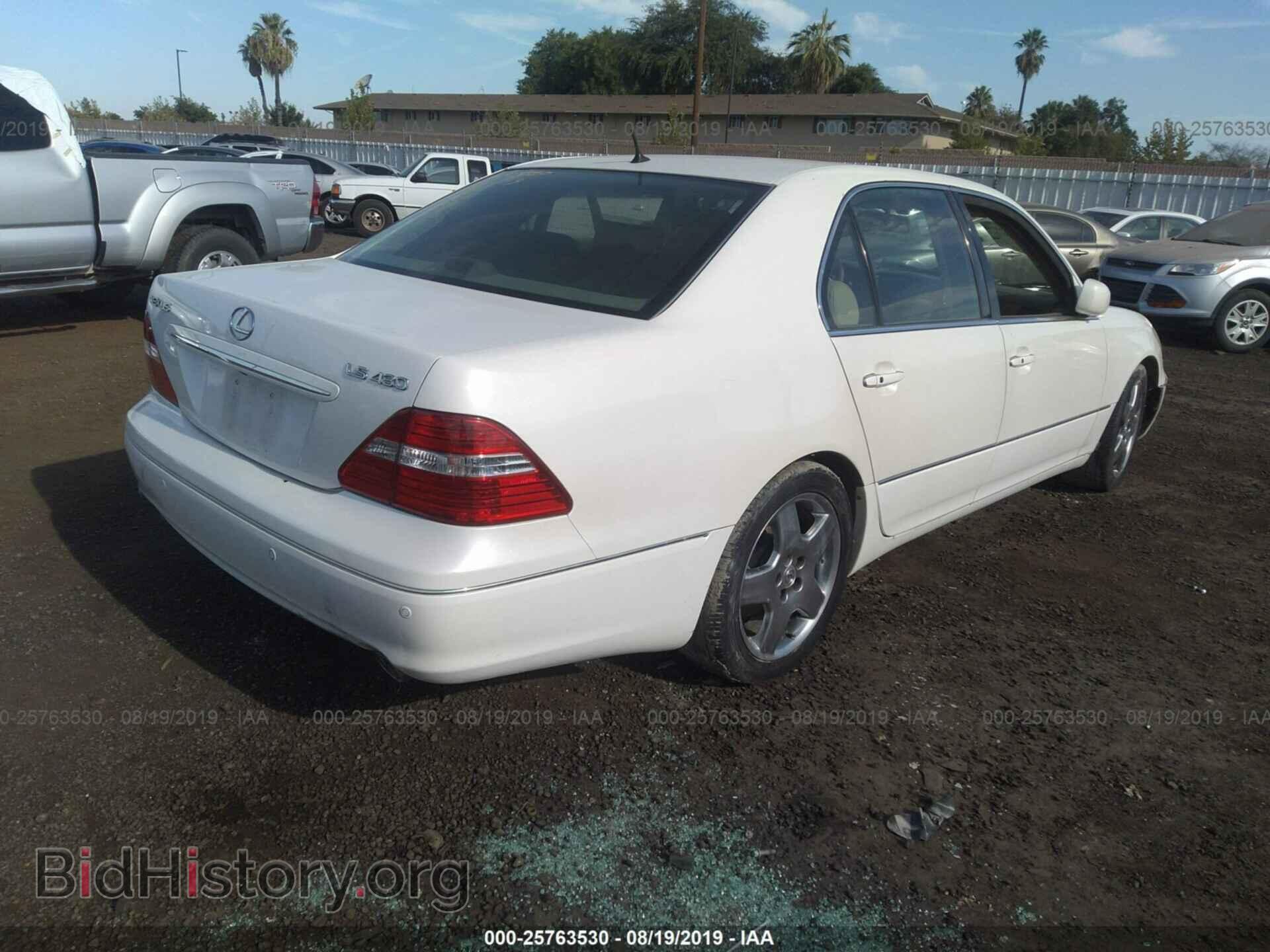 2004 LEXUS LS - VIN: JTHBN36F640138508 - Фото 4