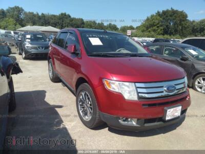 2007 Ford EDGE SEL Plus, red — VIN 2FMDK39C77BB39427, IAAI
