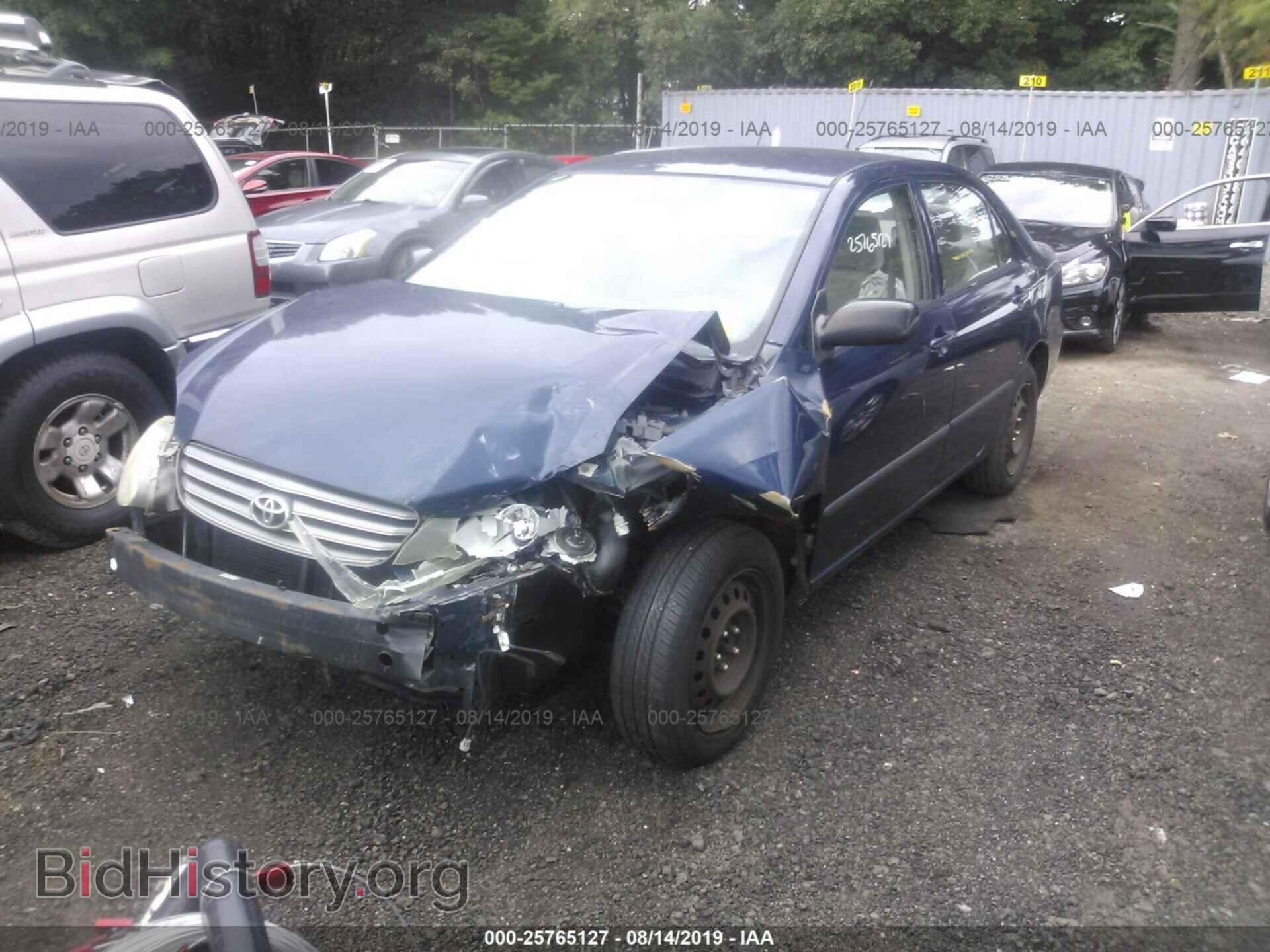 2003 TOYOTA COROLLA - VIN: 2T1BR32E93C099405 - Фото 2
