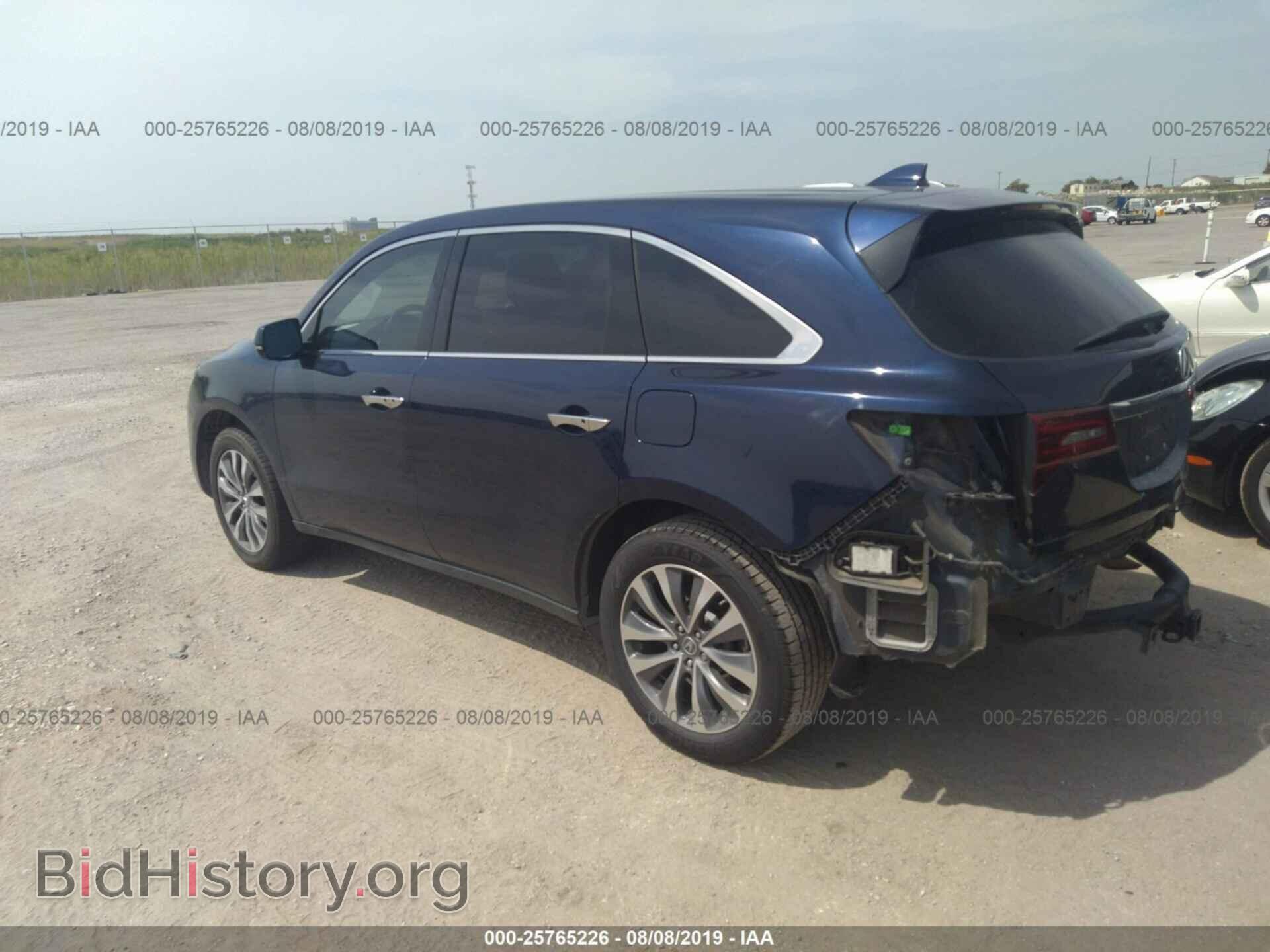 2014 ACURA MDX - VIN: 5FRYD3H4XEB011689 - Фото 3