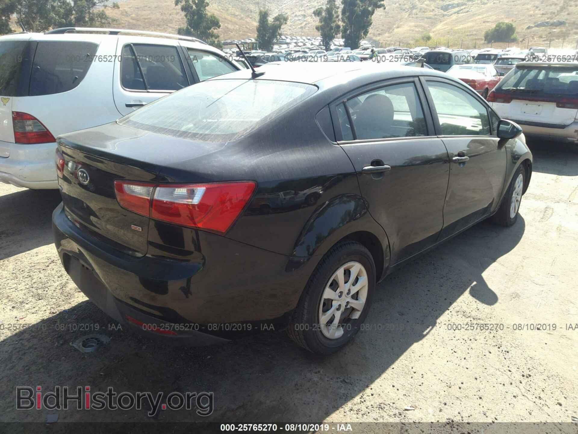 2012 KIA RIO - VIN: KNADM4A35C6077967 - Фото 4
