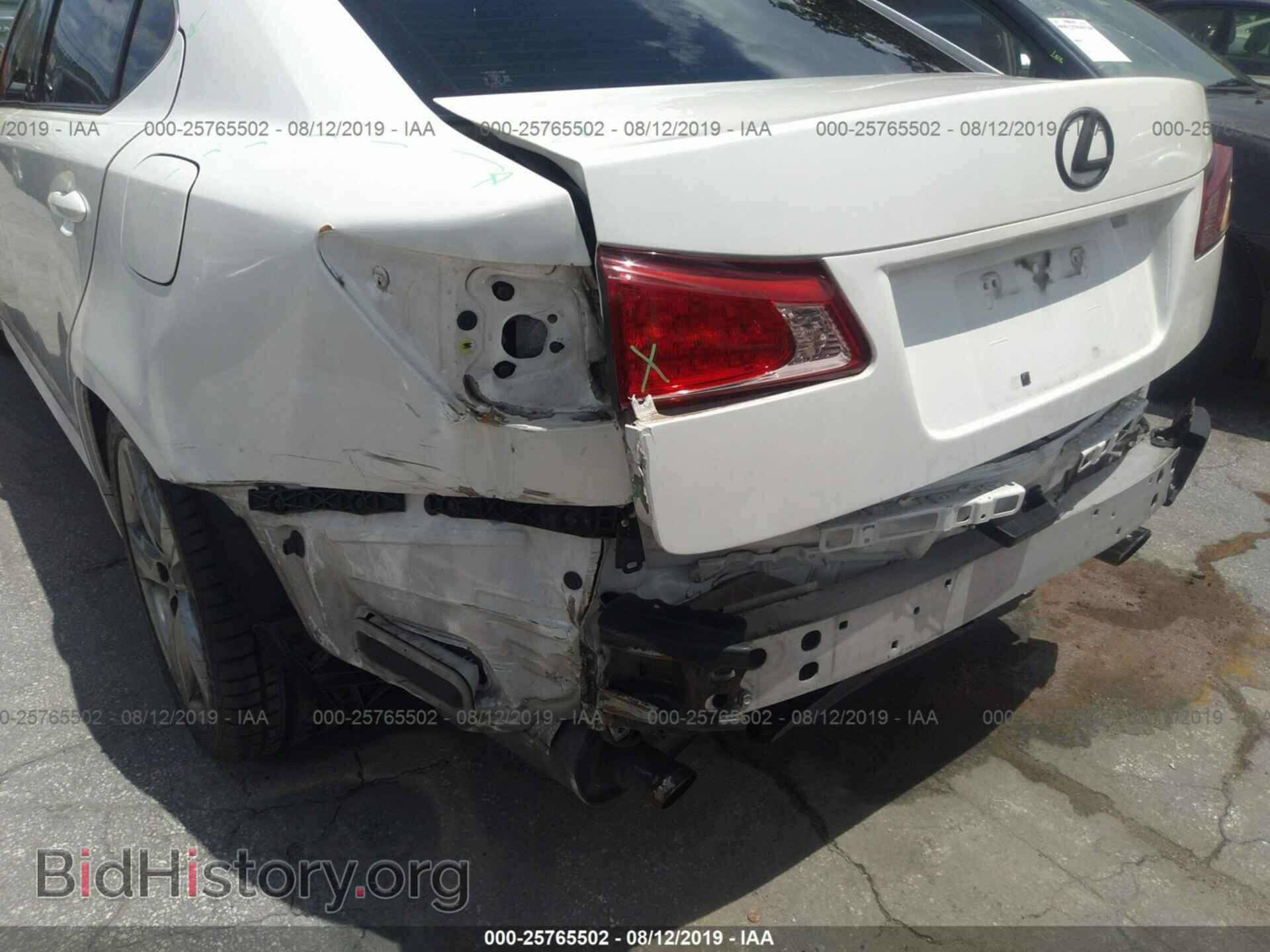 2011 LEXUS IS - VIN: JTHBF5C28B5139704 - Фото 6