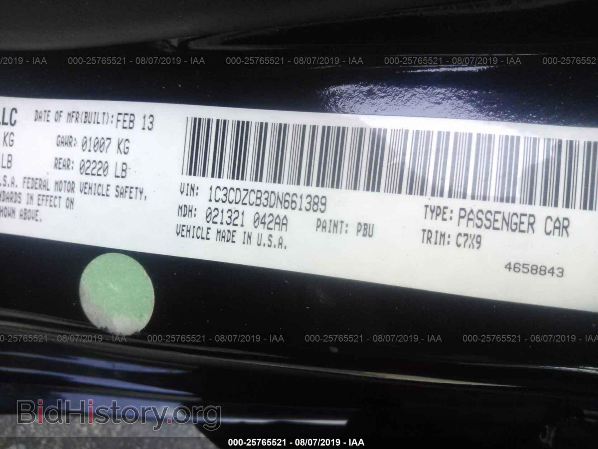 2013 DODGE AVENGER - VIN: 1C3CDZCB3DN661389 - Photo 9