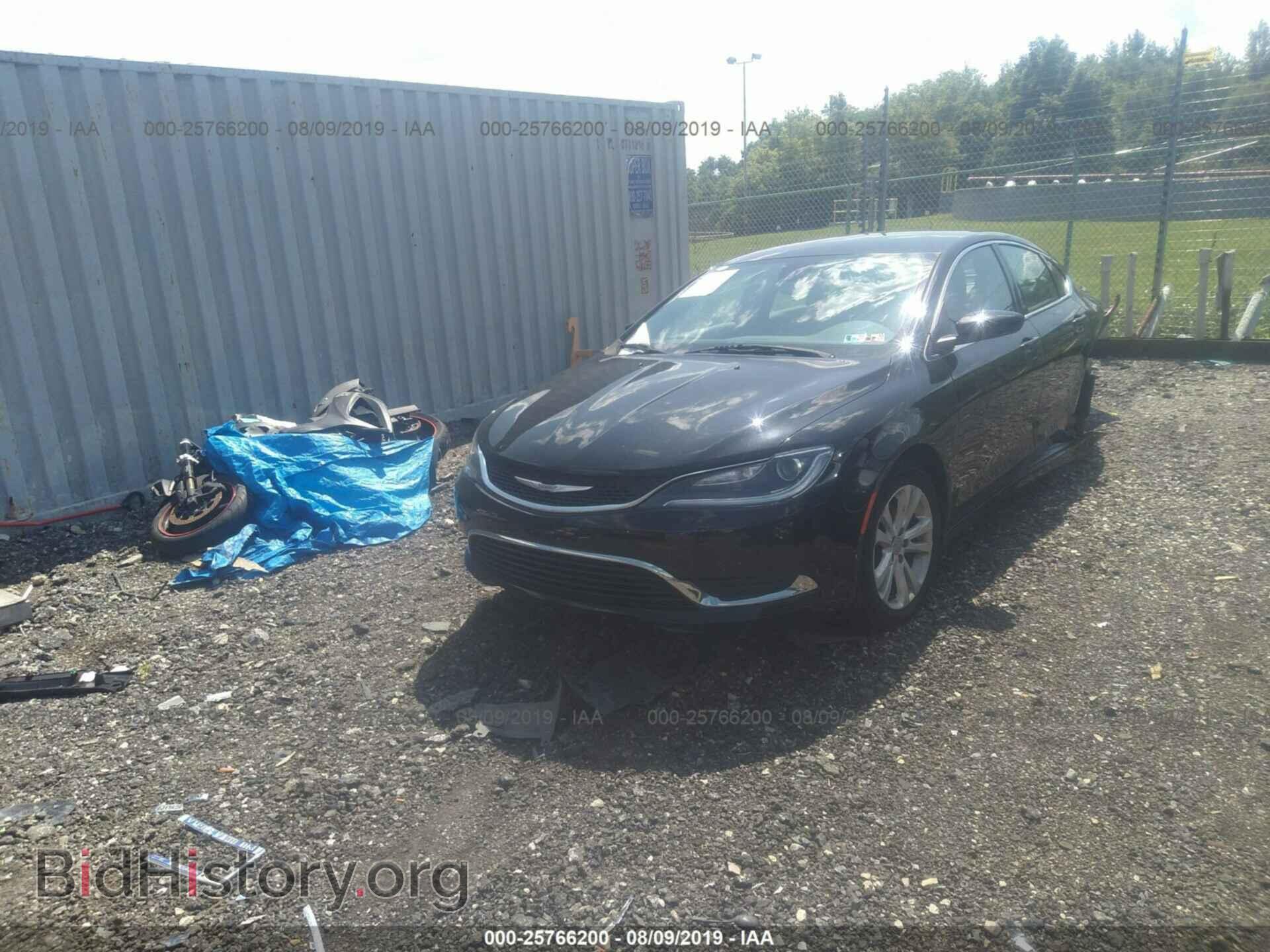 2016 CHRYSLER 200 - VIN: 1C3CCCAB9GN145206 - Фото 2