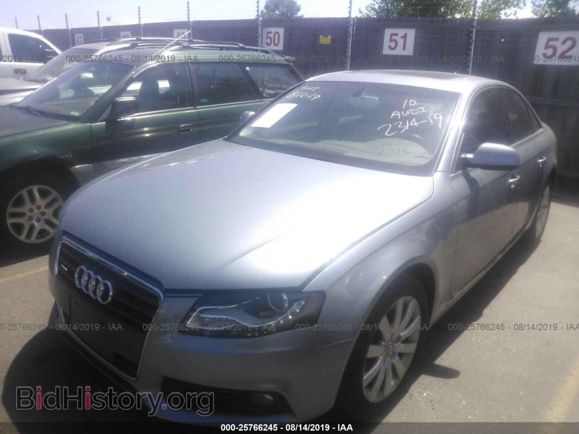 2010 AUDI A4 - VIN: WAUFFAFL2AN029307 - Фото 2