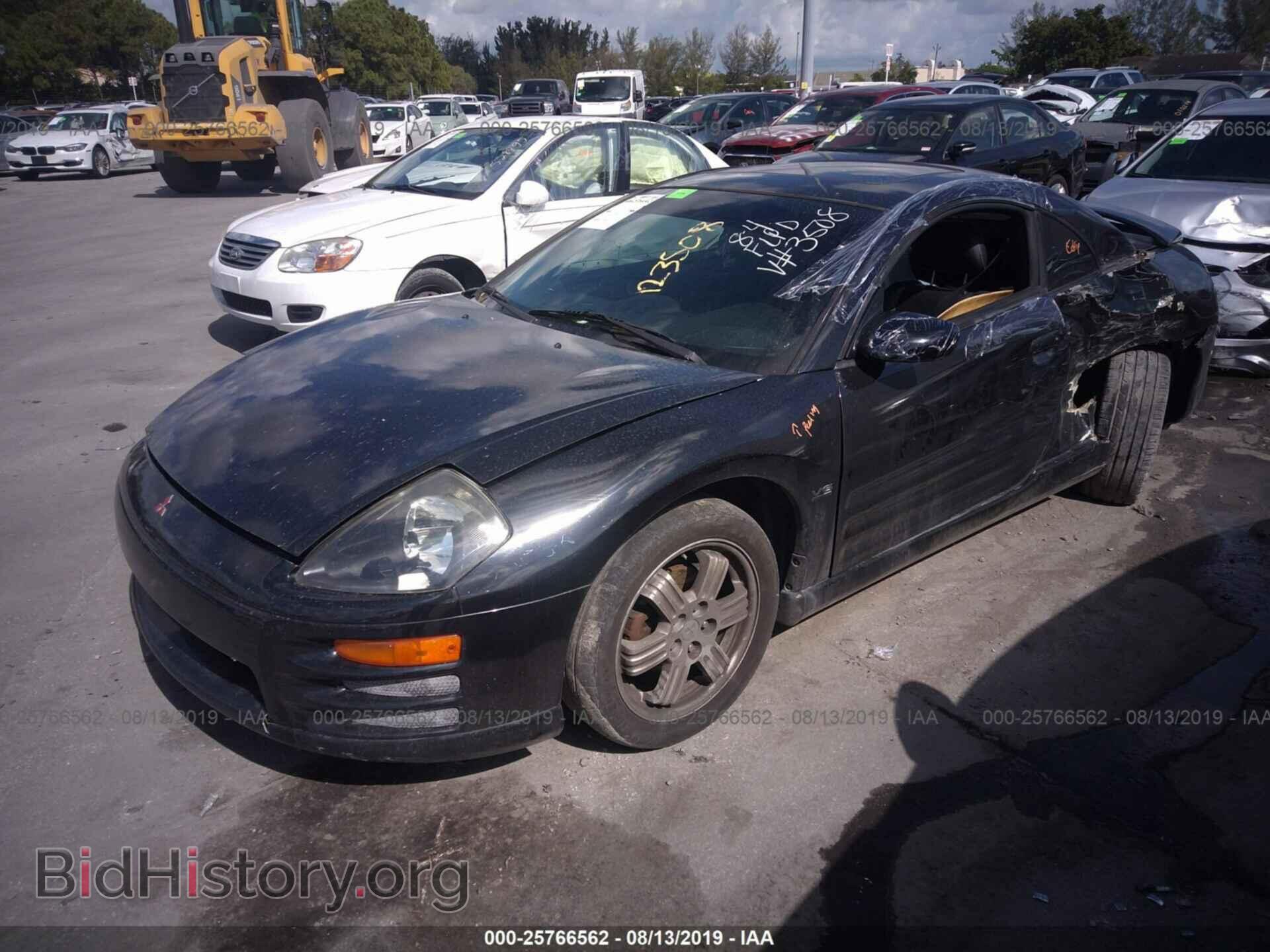 2000 MITSUBISHI ECLIPSE - VIN: 4A3AC54L1YE123508 - Фото 2