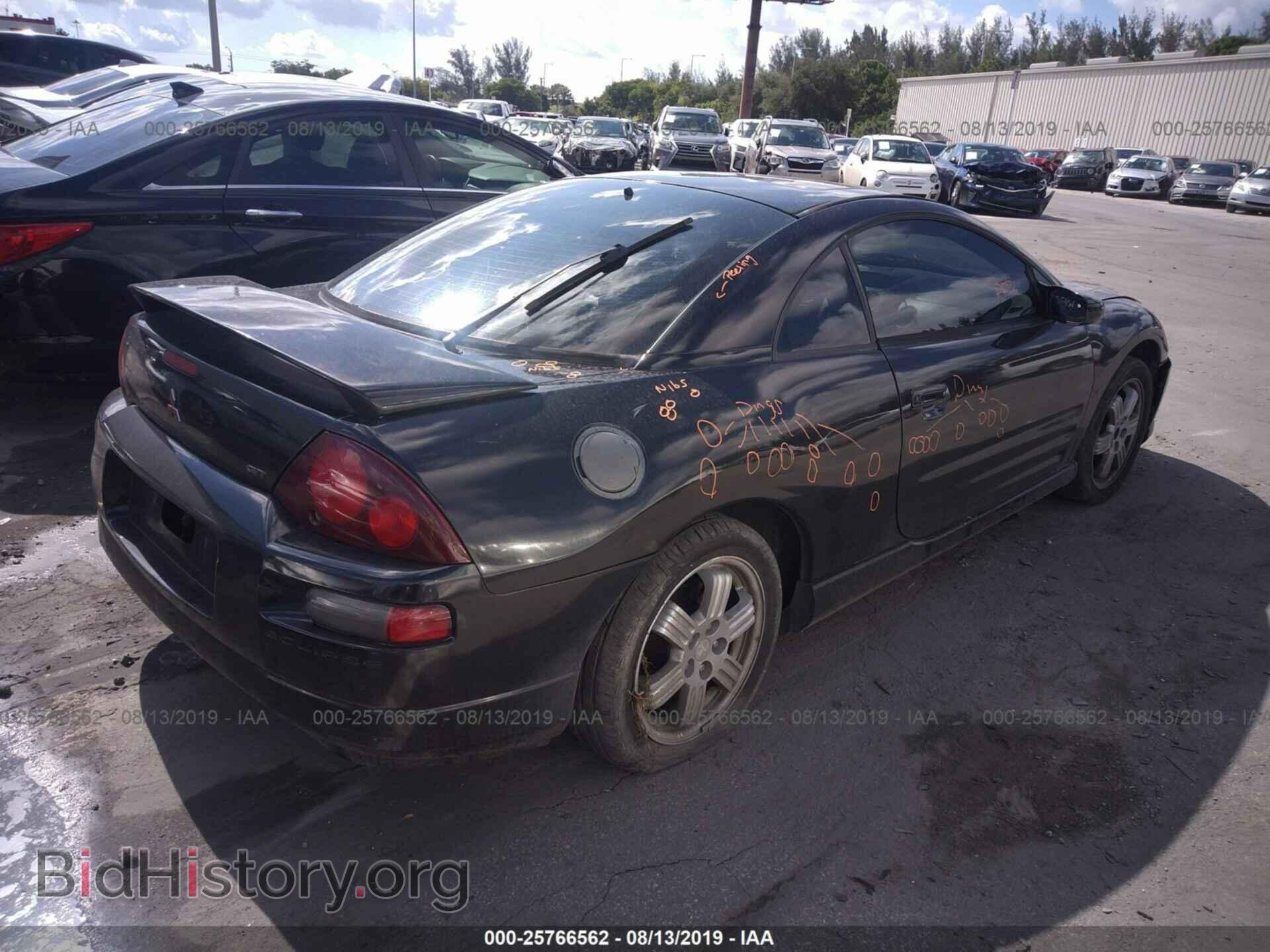 2000 MITSUBISHI ECLIPSE - VIN: 4A3AC54L1YE123508 - Фото 4