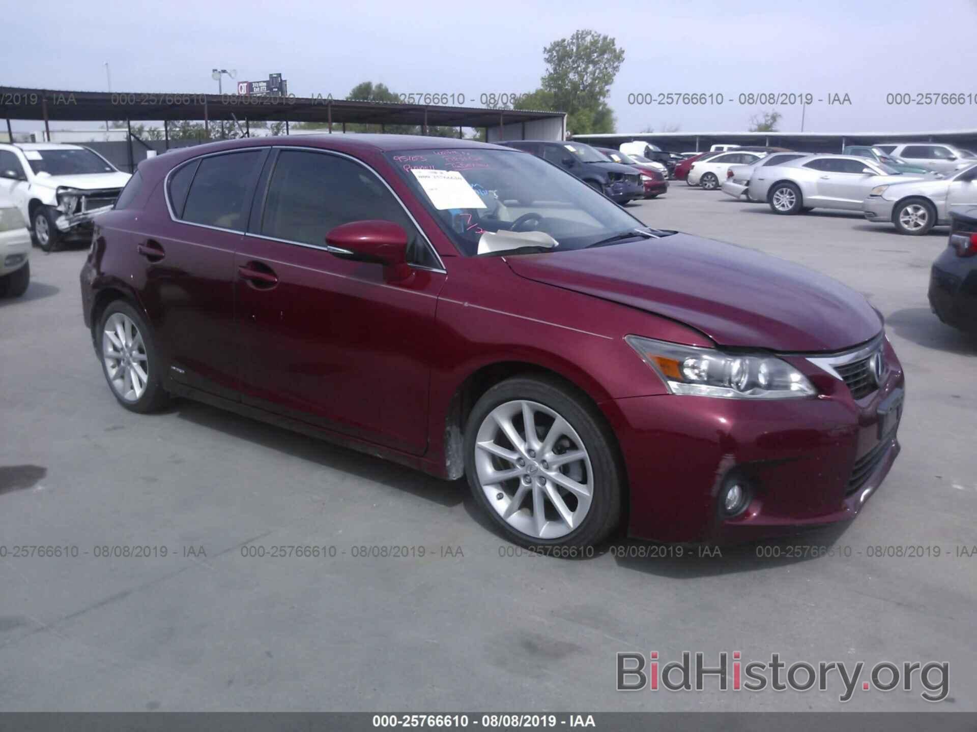 Photo JTHKD5BH8C2081964 - LEXUS CT 2012