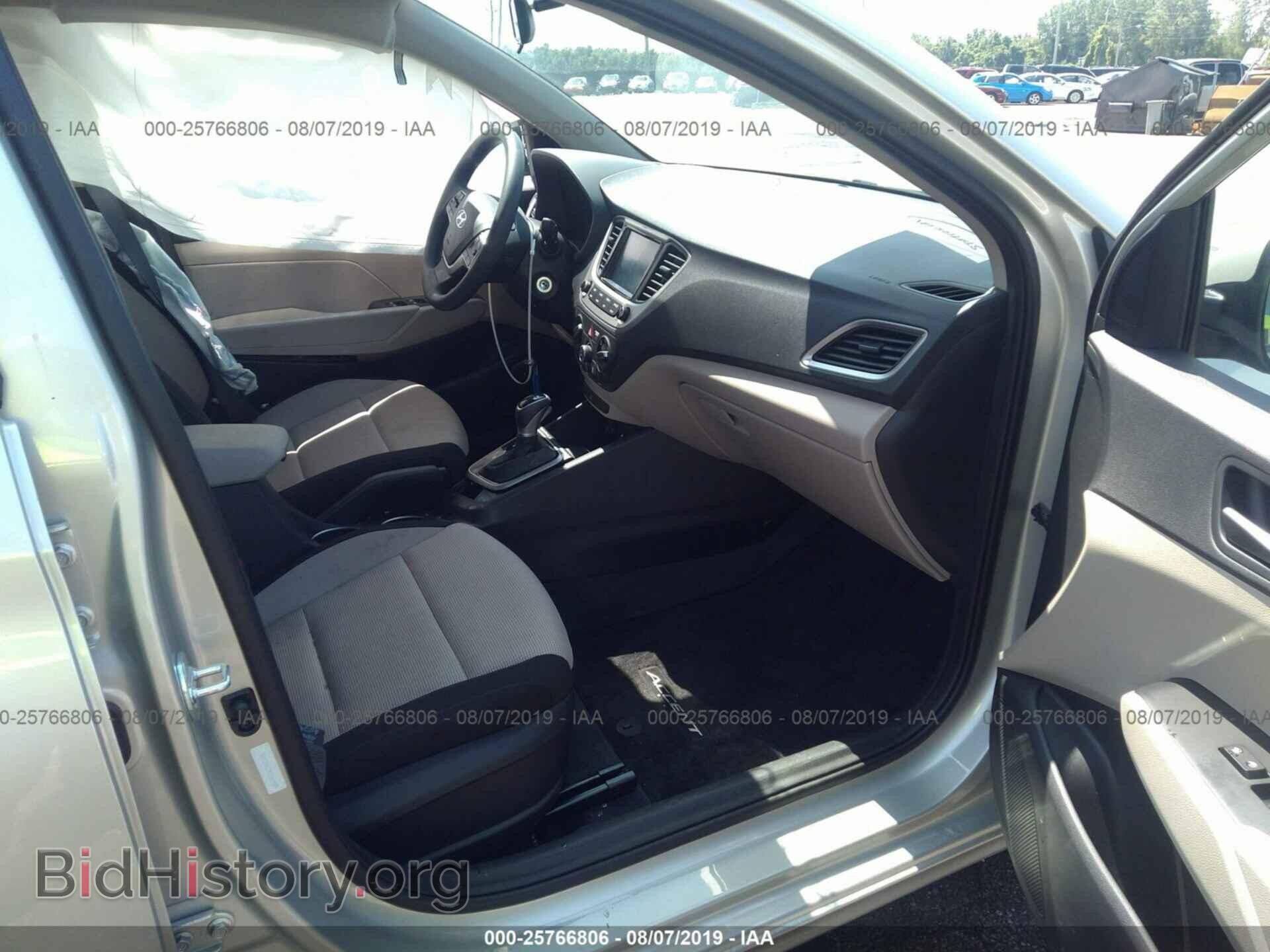 2019 HYUNDAI ACCENT - VIN: 3KPC24A37KE061489 - Фото 5